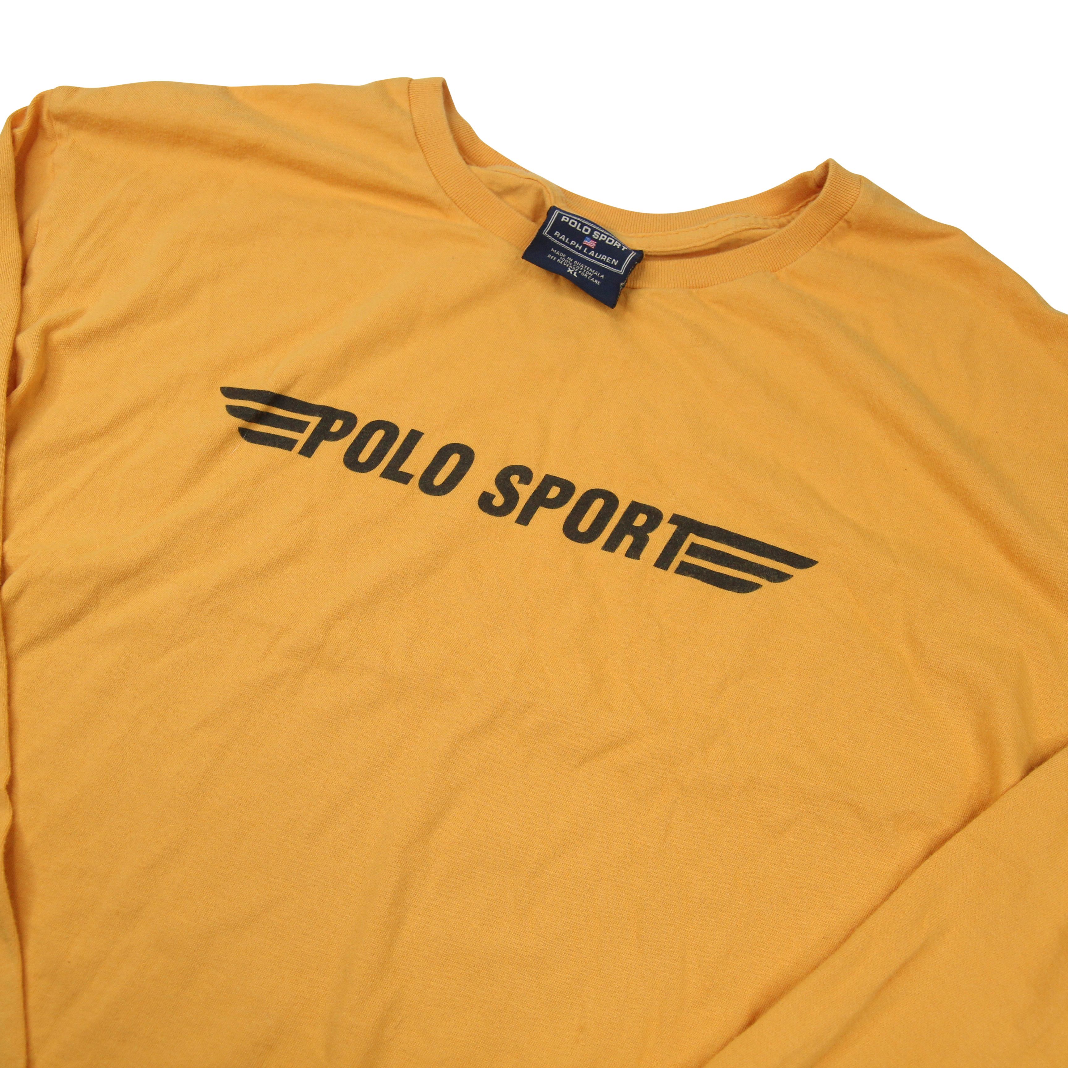 Polo Ralph Lauren Vintage Polo Sport RL Spellout Long Sleeve Shirt Size US XL / EU 56 / 4 - 2 Preview