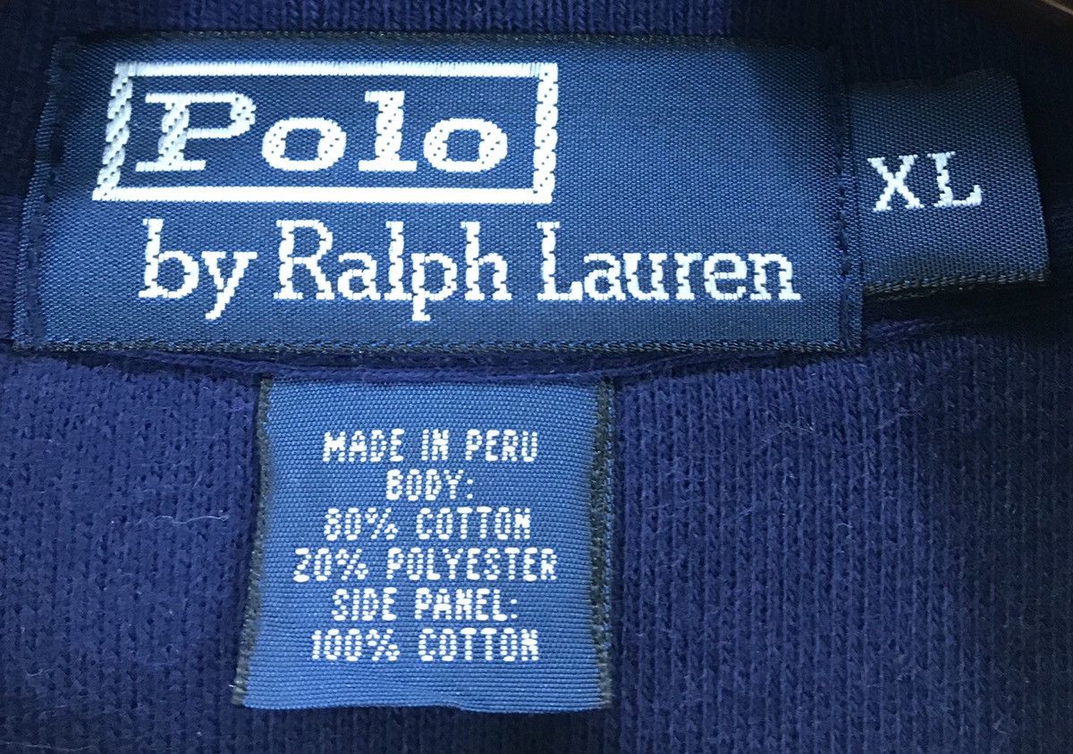 Polo Ralph Lauren × Ralph Lauren × Vintage Vintage Polo By Ralph Lauren Sweater Up Zip. Size US XL / EU 56 / 4 - 5 Thumbnail