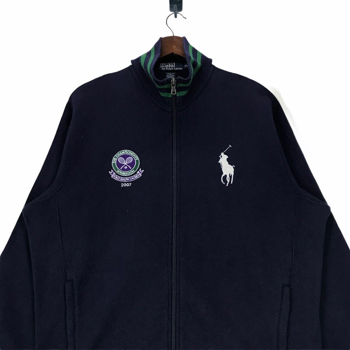 Polo Ralph Lauren × Ralph Lauren × Vintage Vintage Polo By Ralph Lauren Sweater Up Zip. Size US XL / EU 56 / 4 - 3 Thumbnail