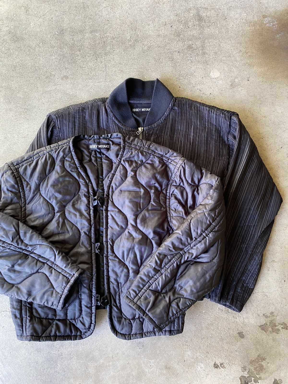 issey miyake archive blouson jacket Issey Miyake Bomber Jacket