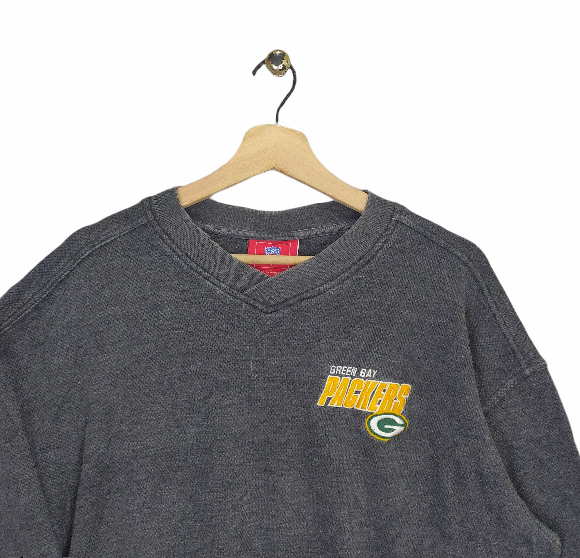 NFL × Vintage Green Bay Packers Sweatshirt Size US L / EU 52-54 / 3 - 3 Thumbnail
