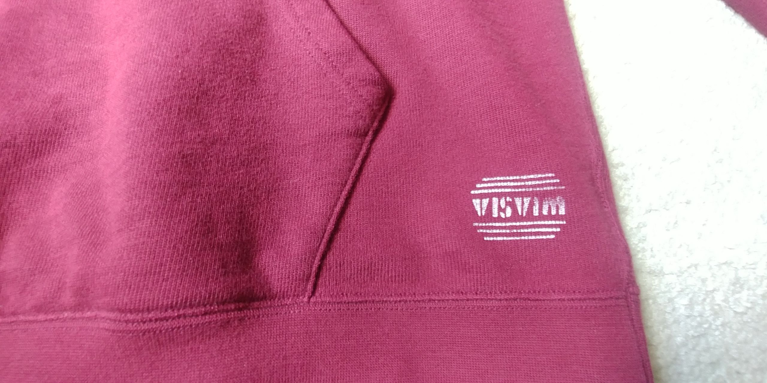 Visvim VNTG Basic Stencil Jumbo Hoodie P.O. Burgundy 1 S 2017 UWTB Size US S / EU 44-46 / 1 - 3 Thumbnail