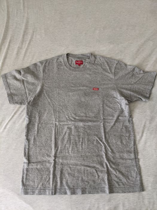 Supreme Supreme Small Rubber Box Tee SS19 Heather Grey | Grailed