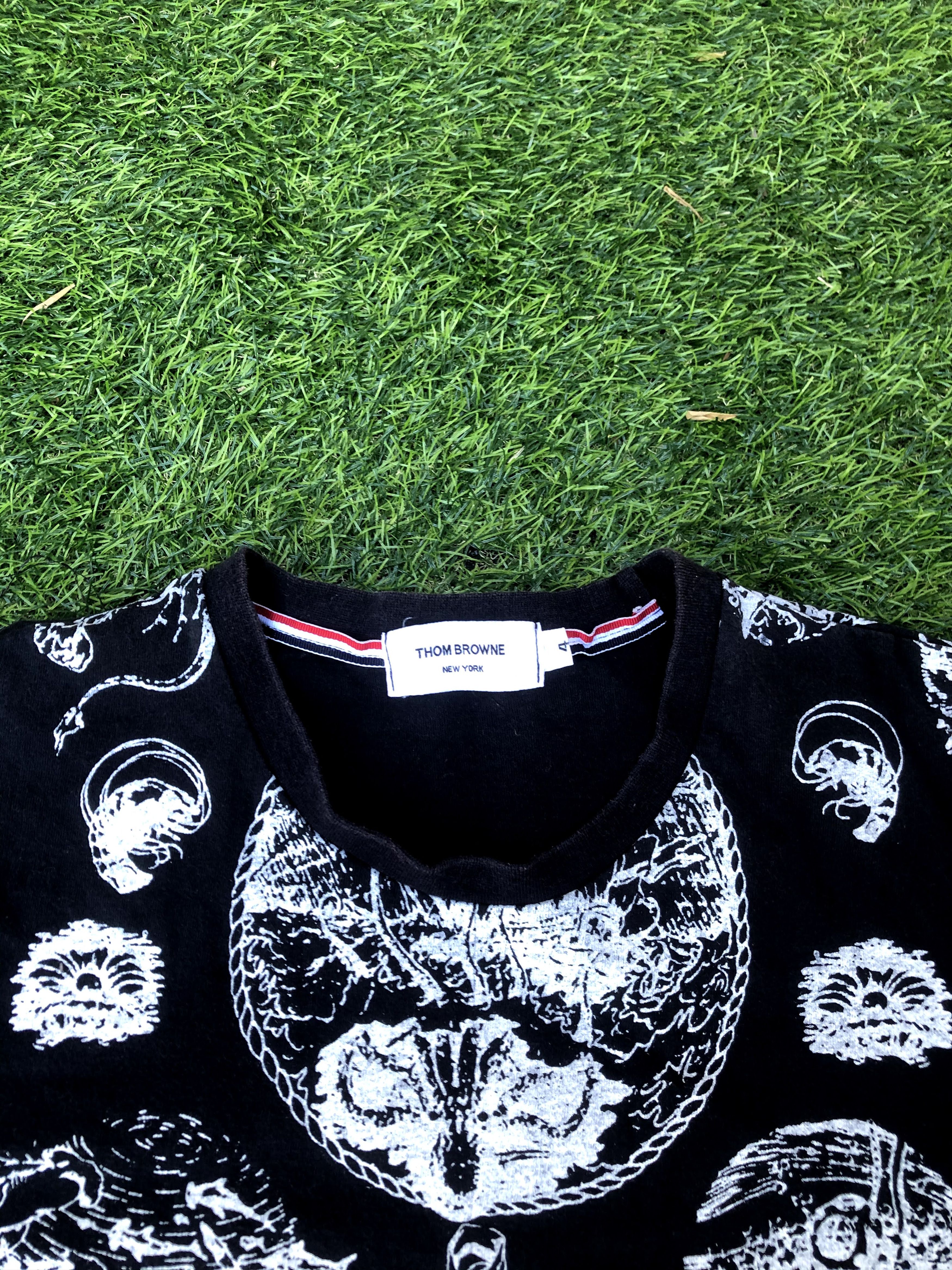 Designer Thom Browne Tshirt Full Print Nautica (T053) Size US L / EU 52-54 / 3 - 2 Thumbnail