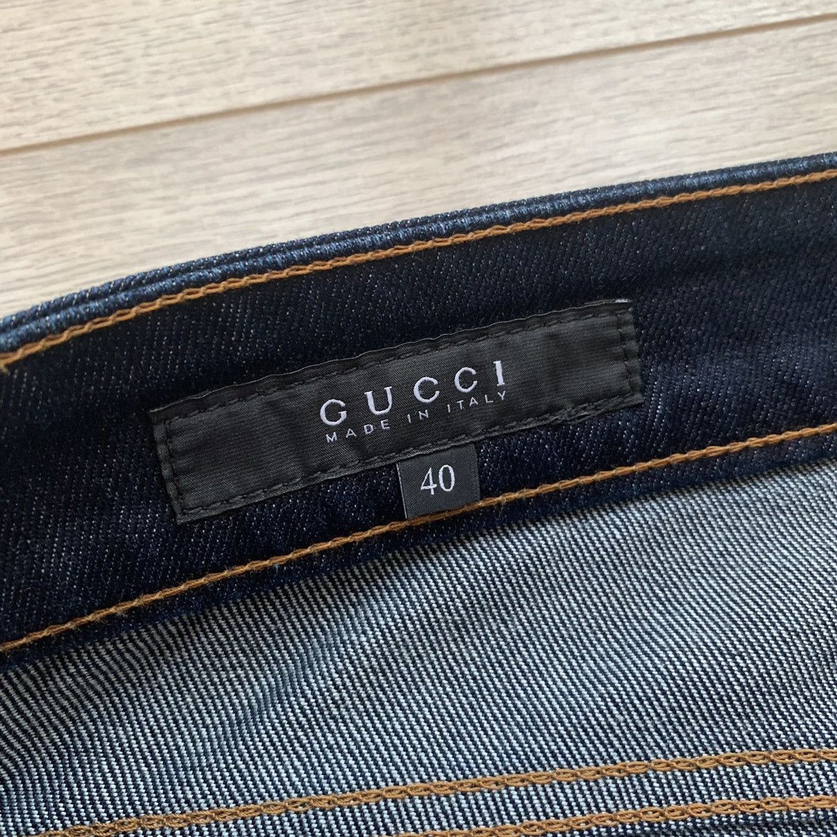 Gucci Authentic Gucci Jeans Denim Women's Navy Blue Size 40 Size US 29 - 11 Thumbnail