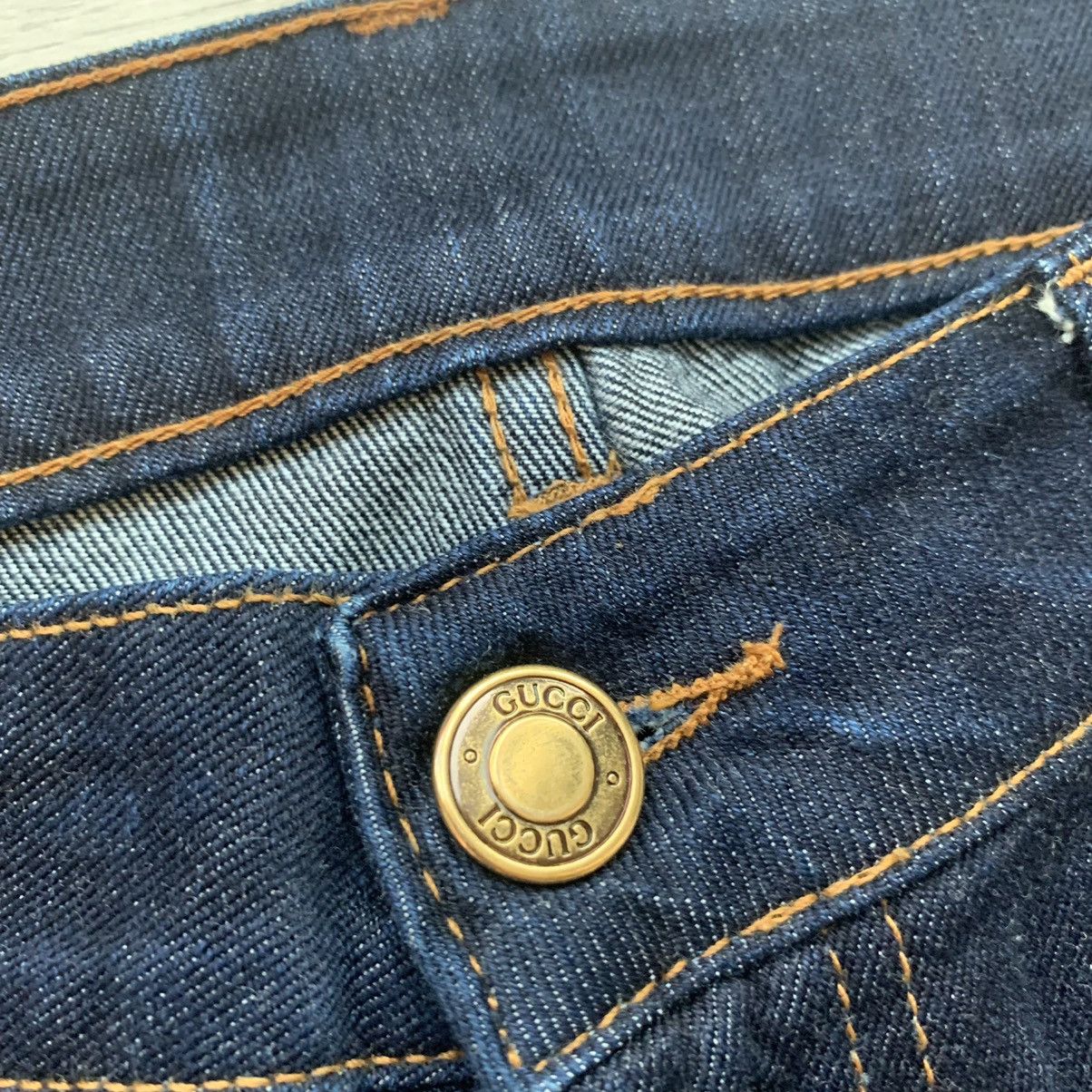 Gucci Authentic Gucci Jeans Denim Women's Navy Blue Size 40 Size US 29 - 7 Thumbnail