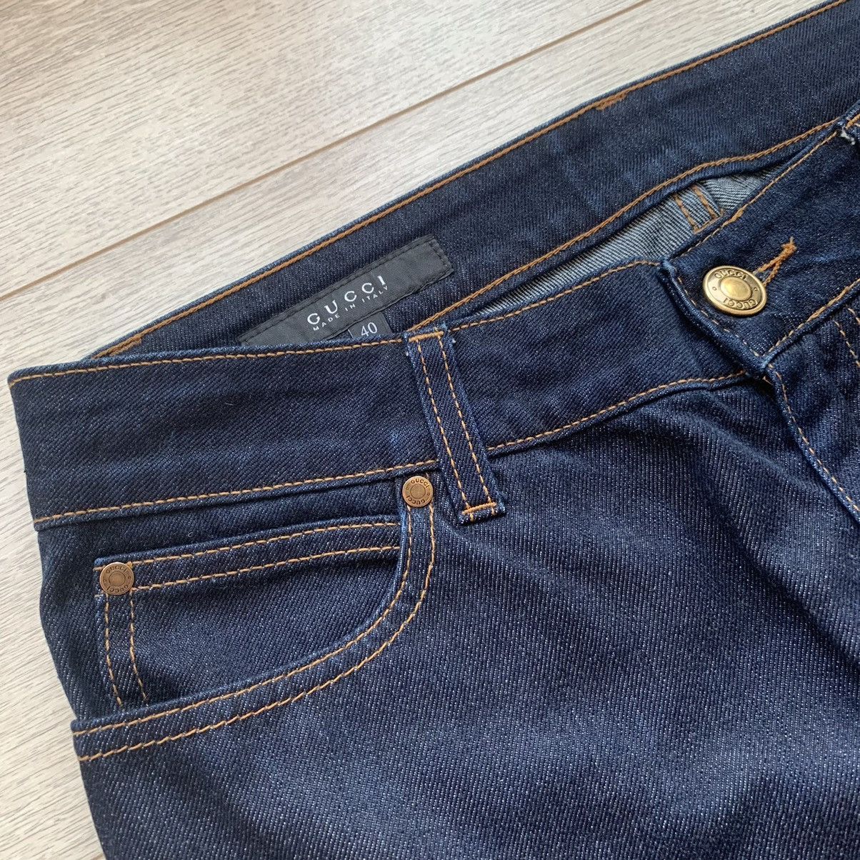 Gucci Authentic Gucci Jeans Denim Women's Navy Blue Size 40 Size US 29 - 6 Thumbnail