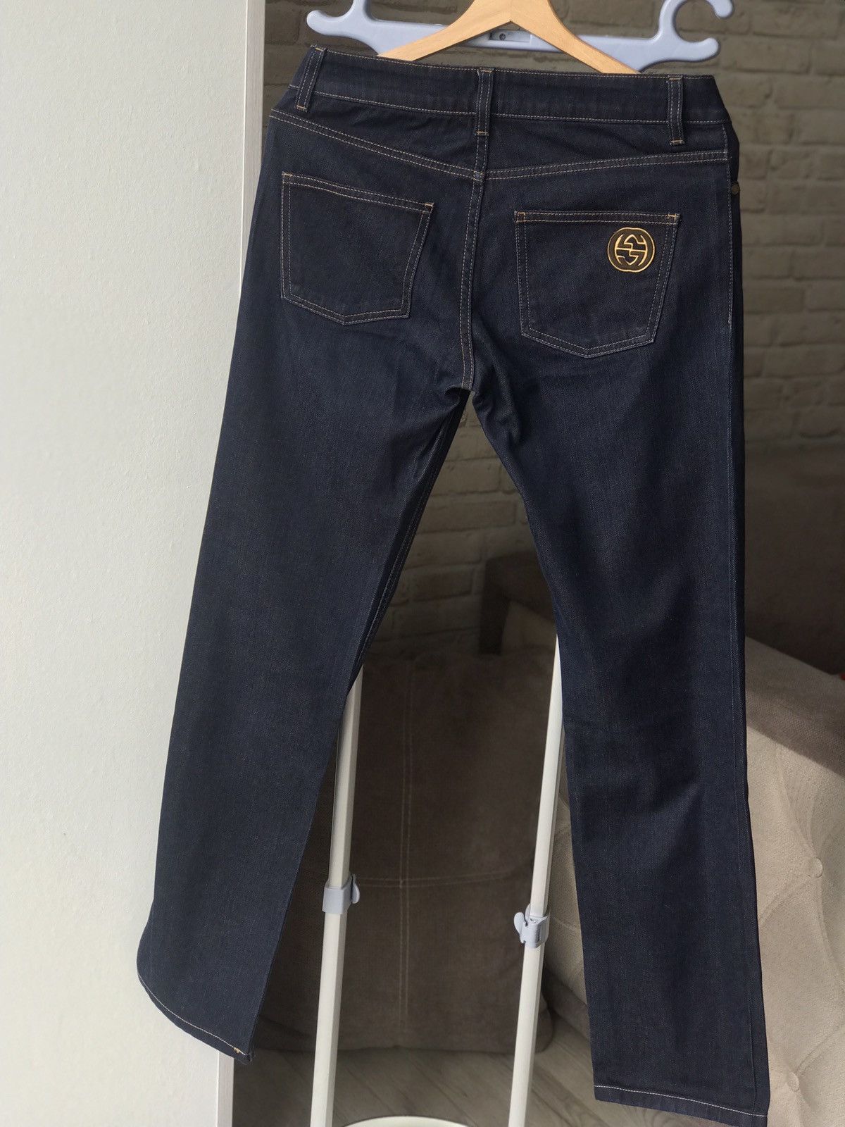 Gucci Authentic Gucci Jeans Denim Women's Navy Blue Size 40 Size US 29 - 1 Thumbnail