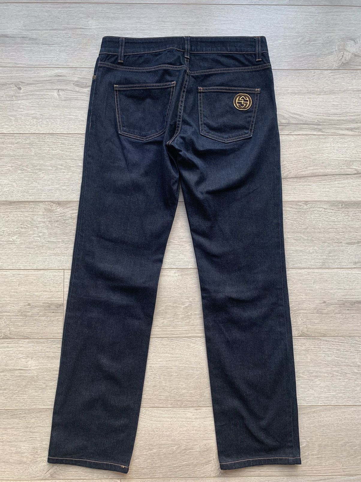 Gucci Authentic Gucci Jeans Denim Women's Navy Blue Size 40 Size US 29 - 13 Thumbnail