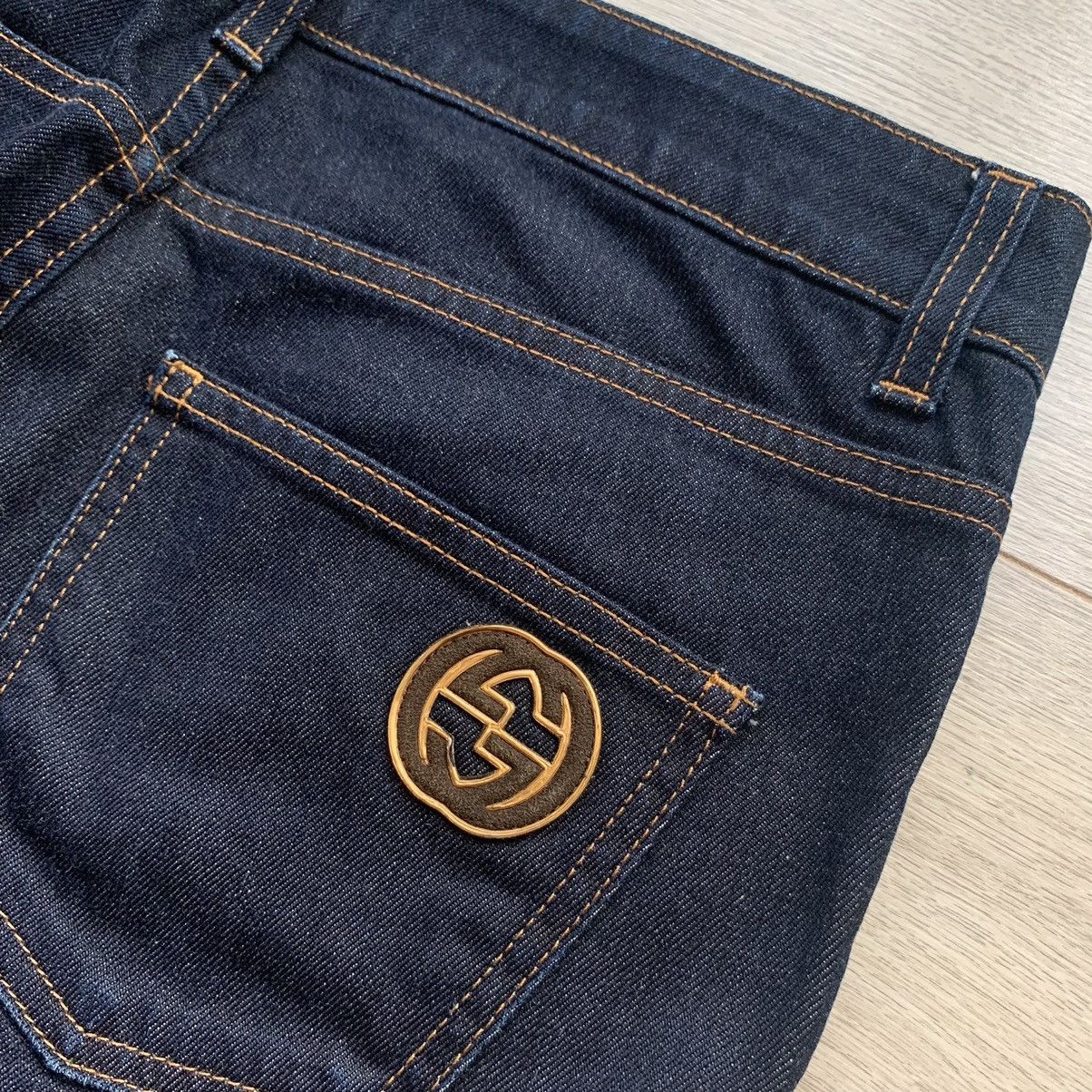 Gucci Authentic Gucci Jeans Denim Women's Navy Blue Size 40 Size US 29 - 15 Thumbnail