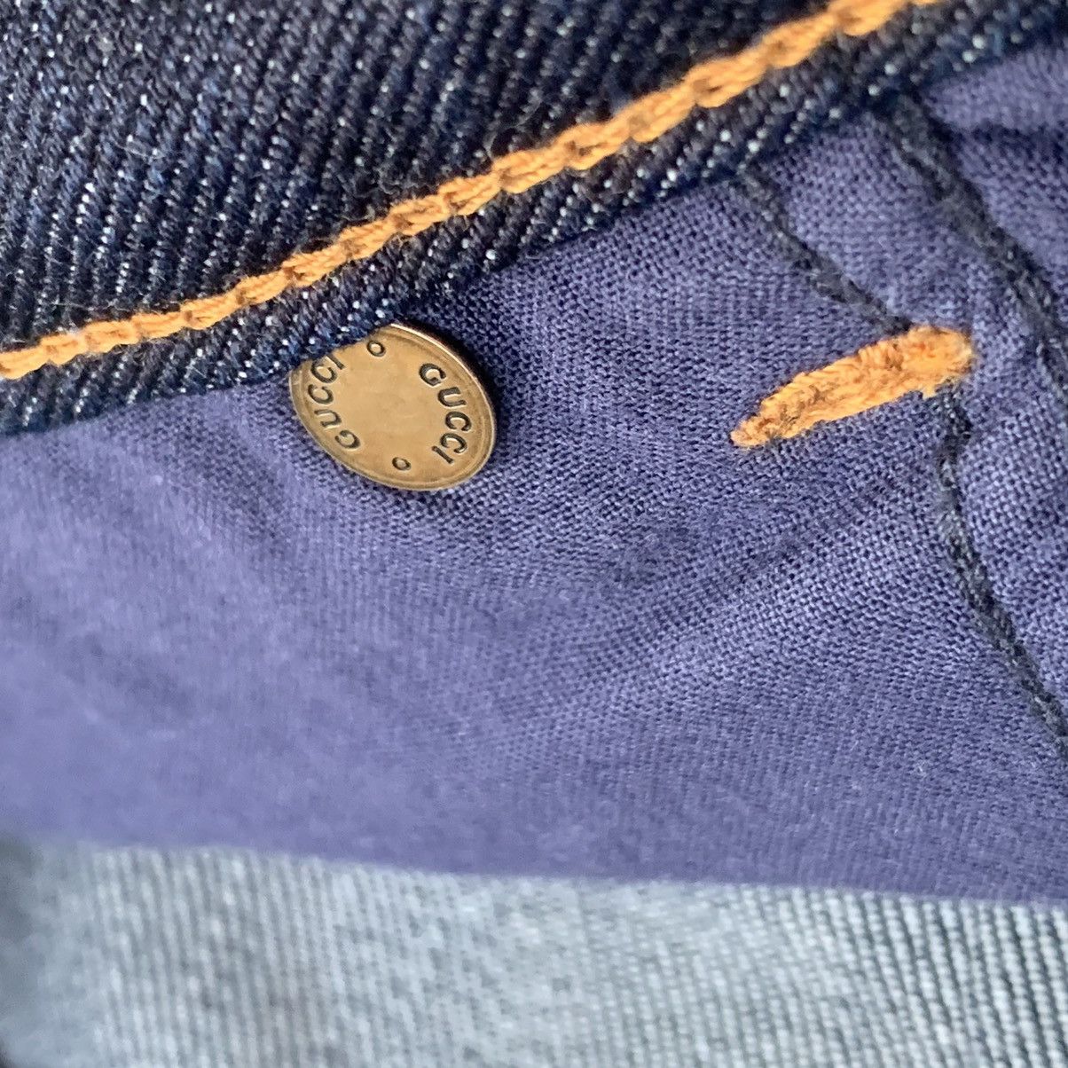 Gucci Authentic Gucci Jeans Denim Women's Navy Blue Size 40 Size US 29 - 9 Thumbnail