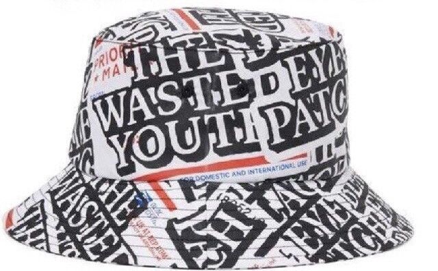 憧れの eyepatch hat 【すぐ発送】black  bucket 帽子