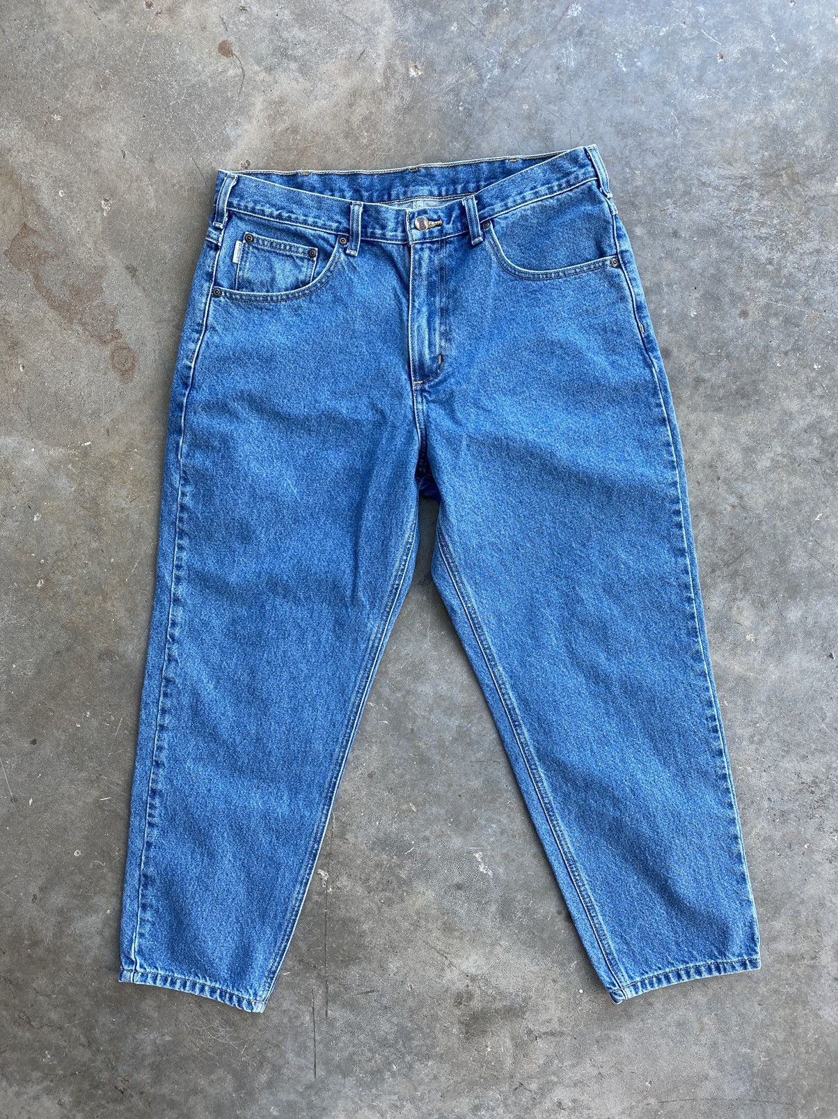 Carhartt Carhartt Relaxed Traditional Fit Blue Denim Jeans 36 ❄️🧊🥣 Size US 36 / EU 52 - 2 Thumbnail