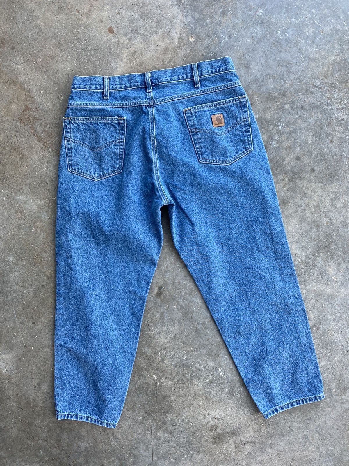 Carhartt Carhartt Relaxed Traditional Fit Blue Denim Jeans 36 ❄️🧊🥣 Size US 36 / EU 52 - 1 Thumbnail
