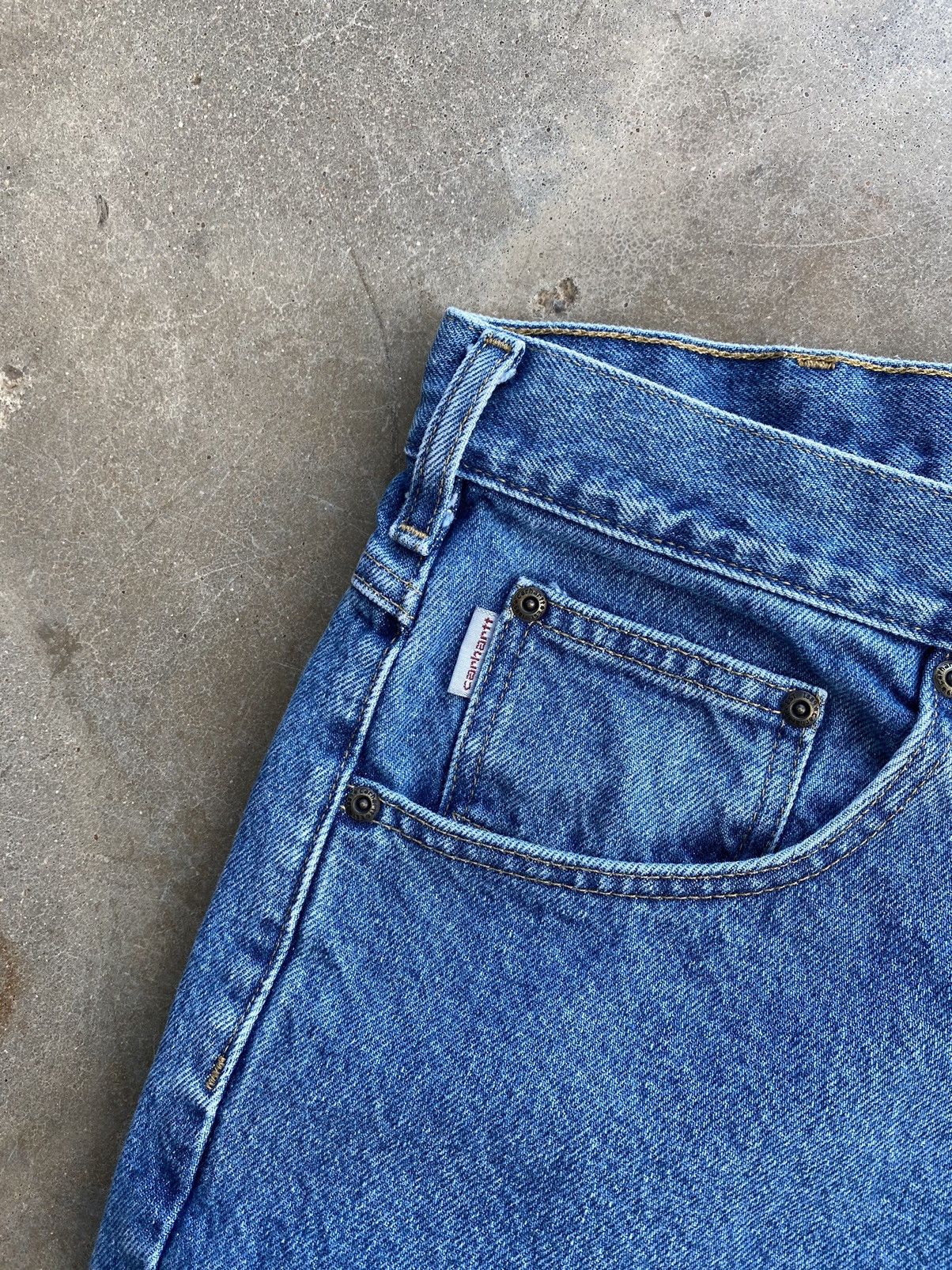 Carhartt Carhartt Relaxed Traditional Fit Blue Denim Jeans 36 ❄️🧊🥣 Size US 36 / EU 52 - 4 Thumbnail