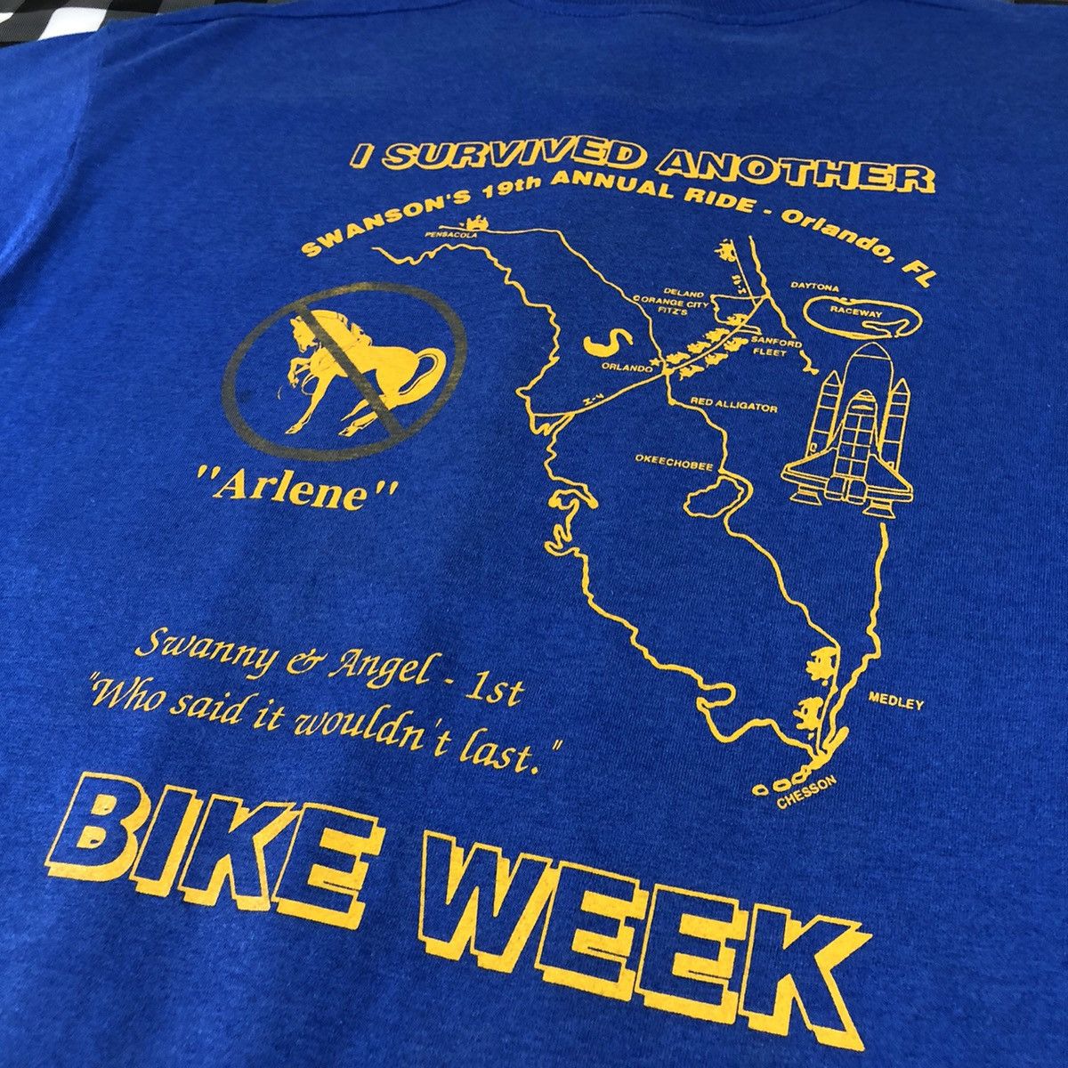 Fruit Of The Loom × Vintage Super Bike 1993 Daytona Motorcycle Racing Vintage Tee Size US XL / EU 56 / 4 - 5 Thumbnail