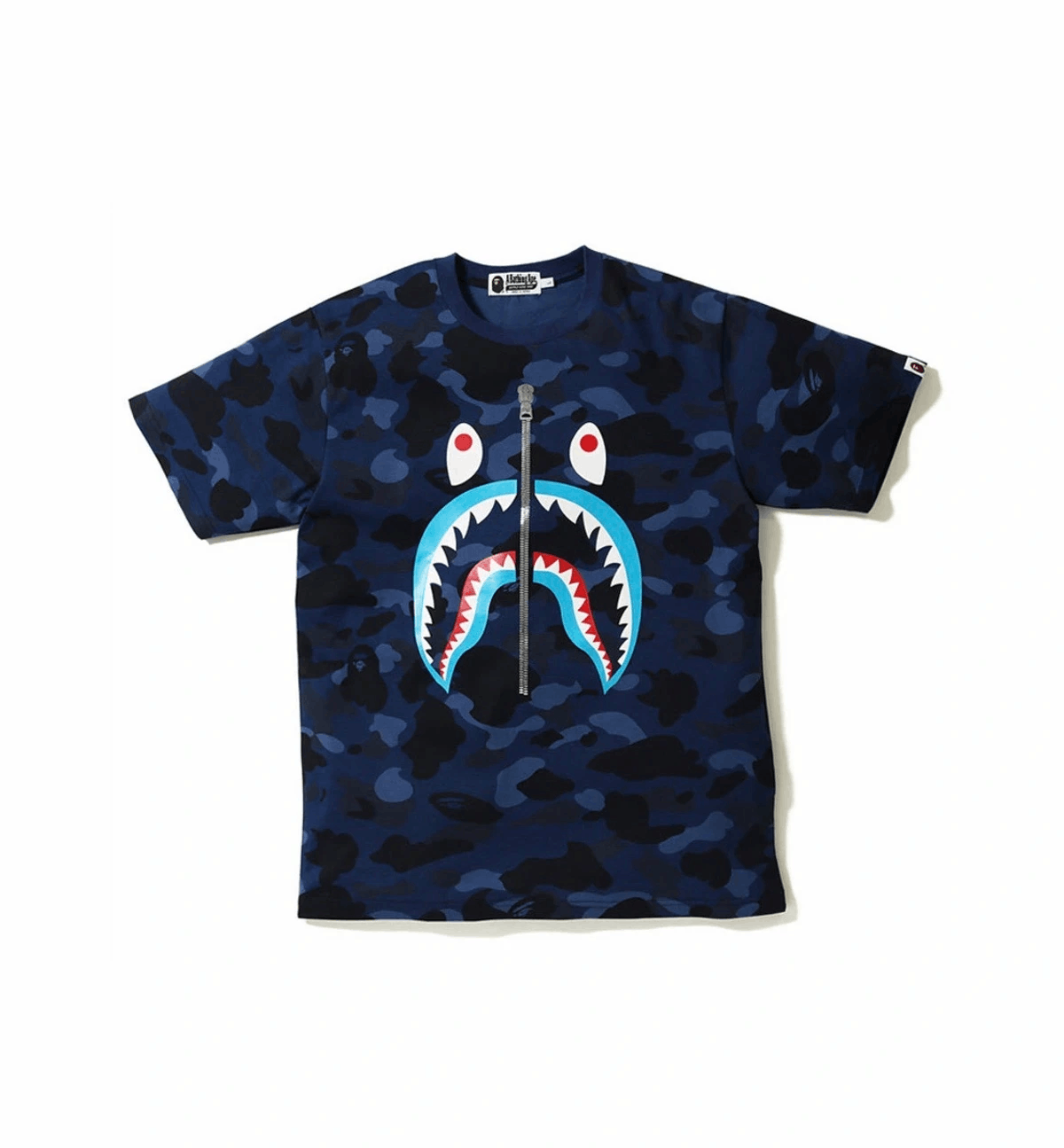 Bape (XXXL)⚡️ Bape Color Camo Shark Tee Blue Mouth | Grailed