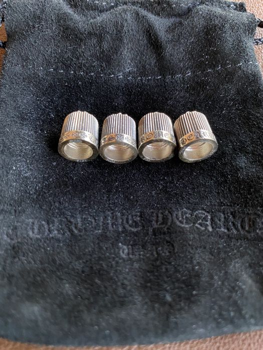 Chrome Hearts STERLING SILVER .925 TIRE CAP VALVE COVERS Grailed