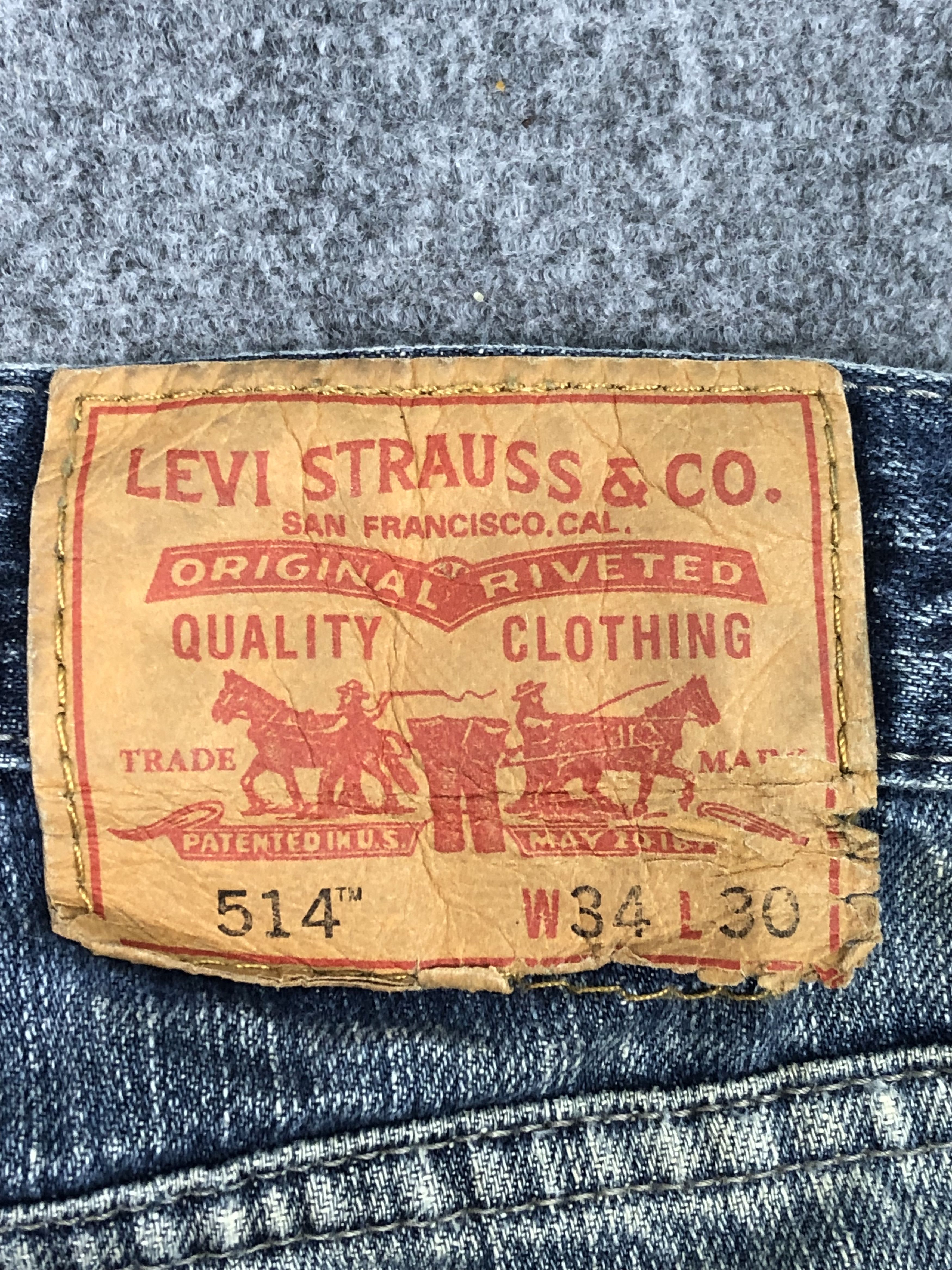 Levi's Vintage Levis 514 Jeans DP0407 Size US 36 / EU 52 - 5 Thumbnail