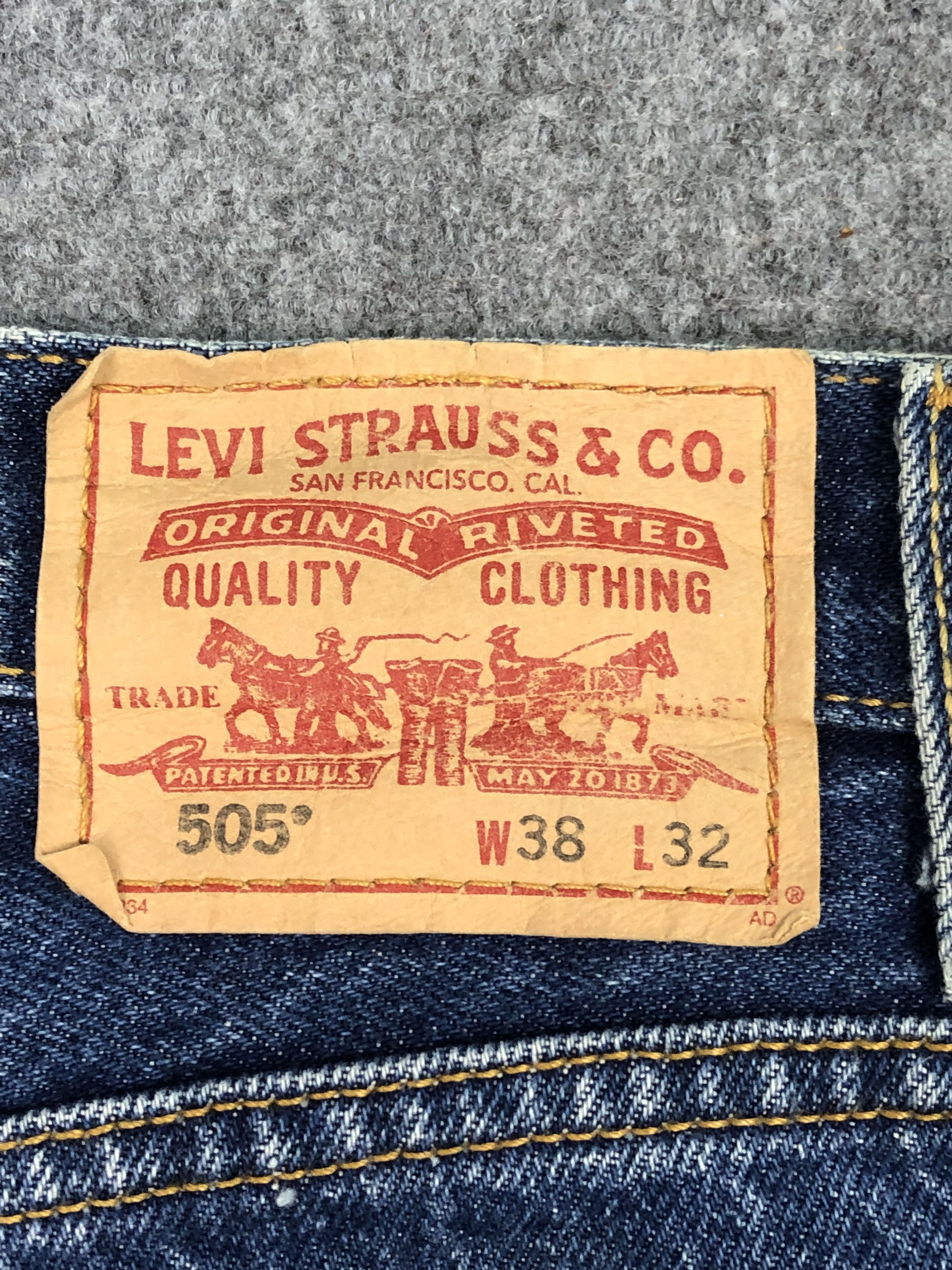 Levi's Vintage Levis 505 Jeans DP0413 Size US 40 / EU 56 - 5 Thumbnail