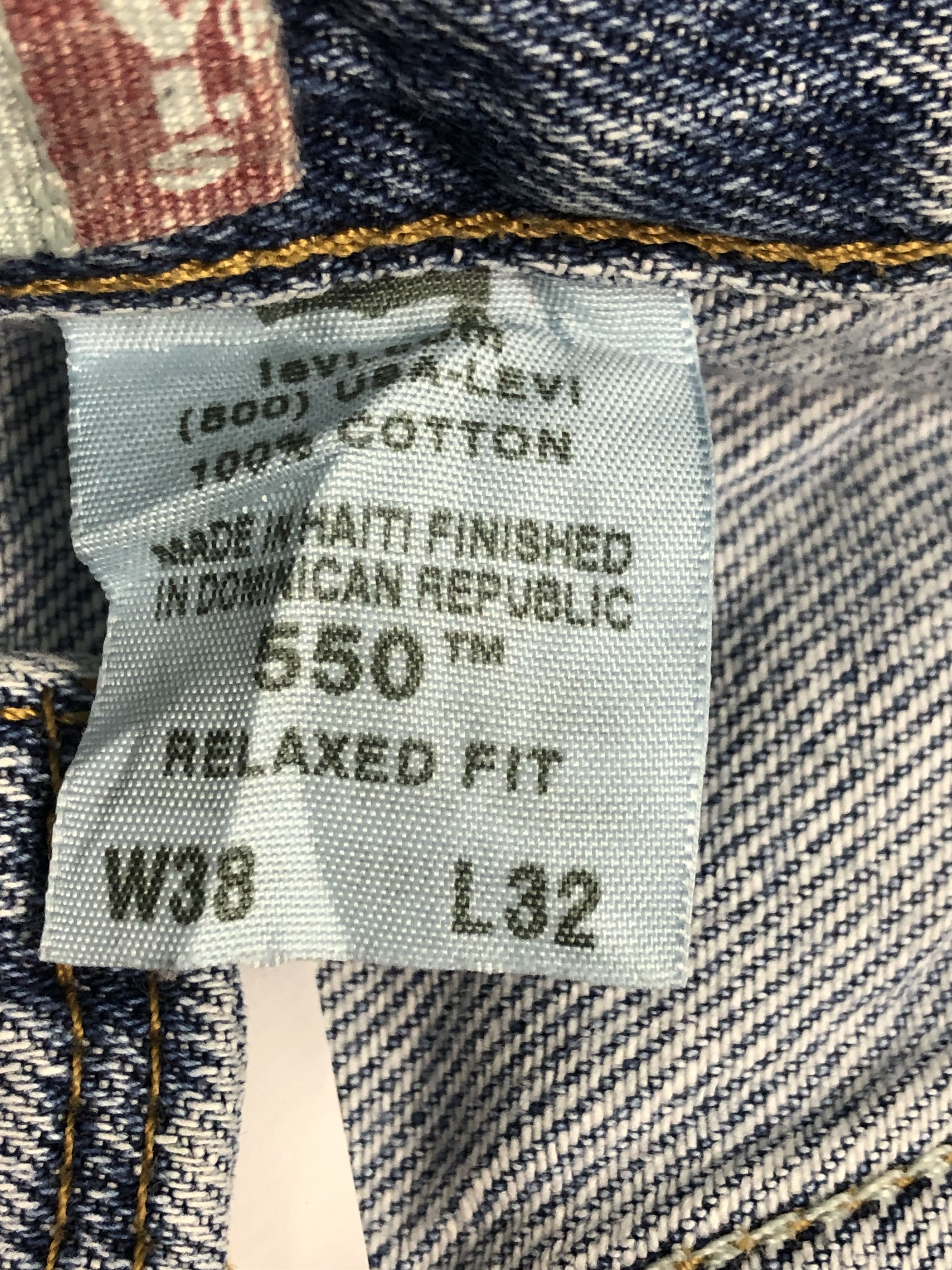 Levi's Vintage Levis 550 Jeans DP0414 Size US 38 / EU 54 - 6 Thumbnail