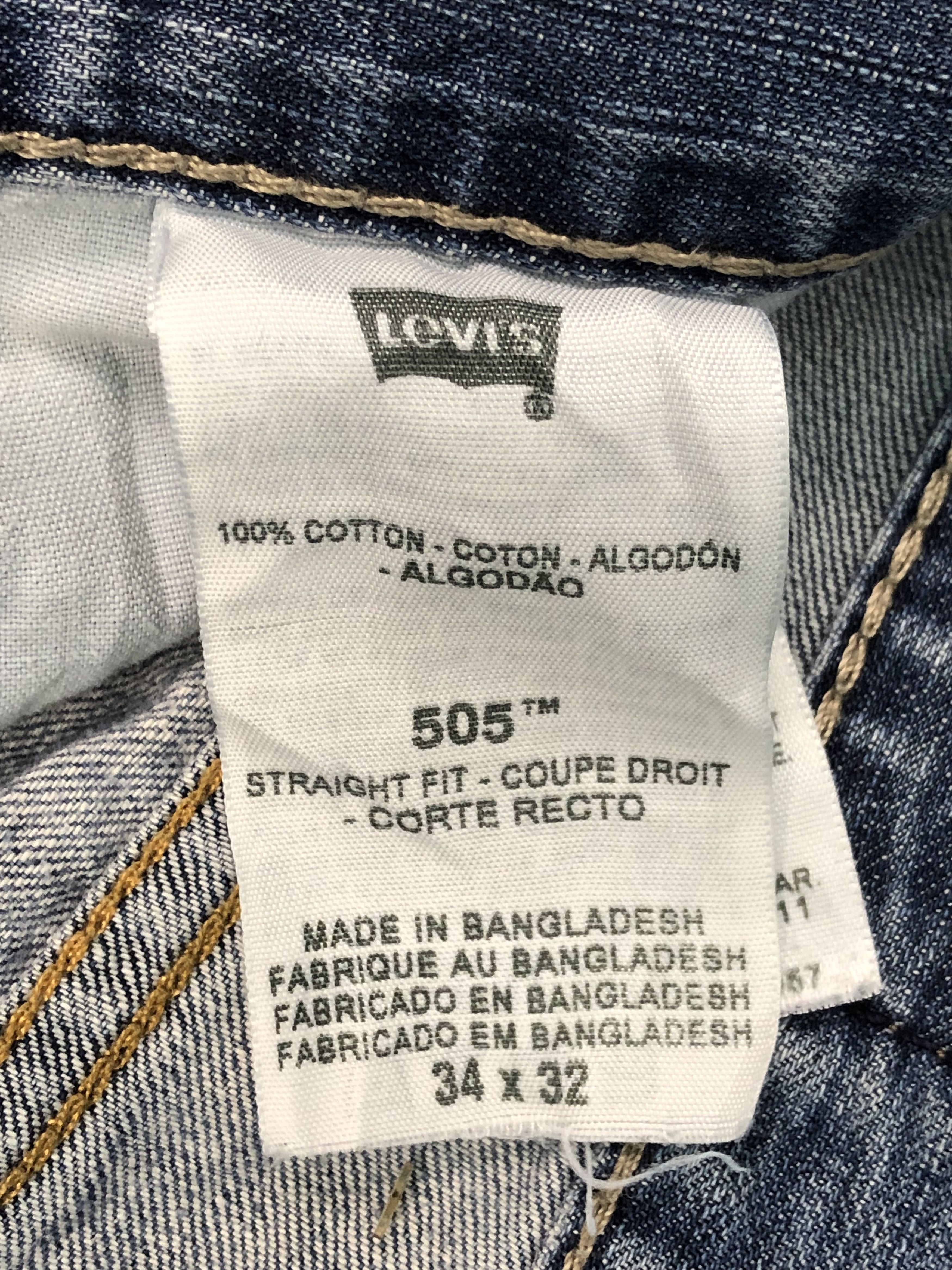 Levi's × Vintage Vintage Levis 505 Jeans DP0415 Size US 36 / EU 52 - 6 Thumbnail