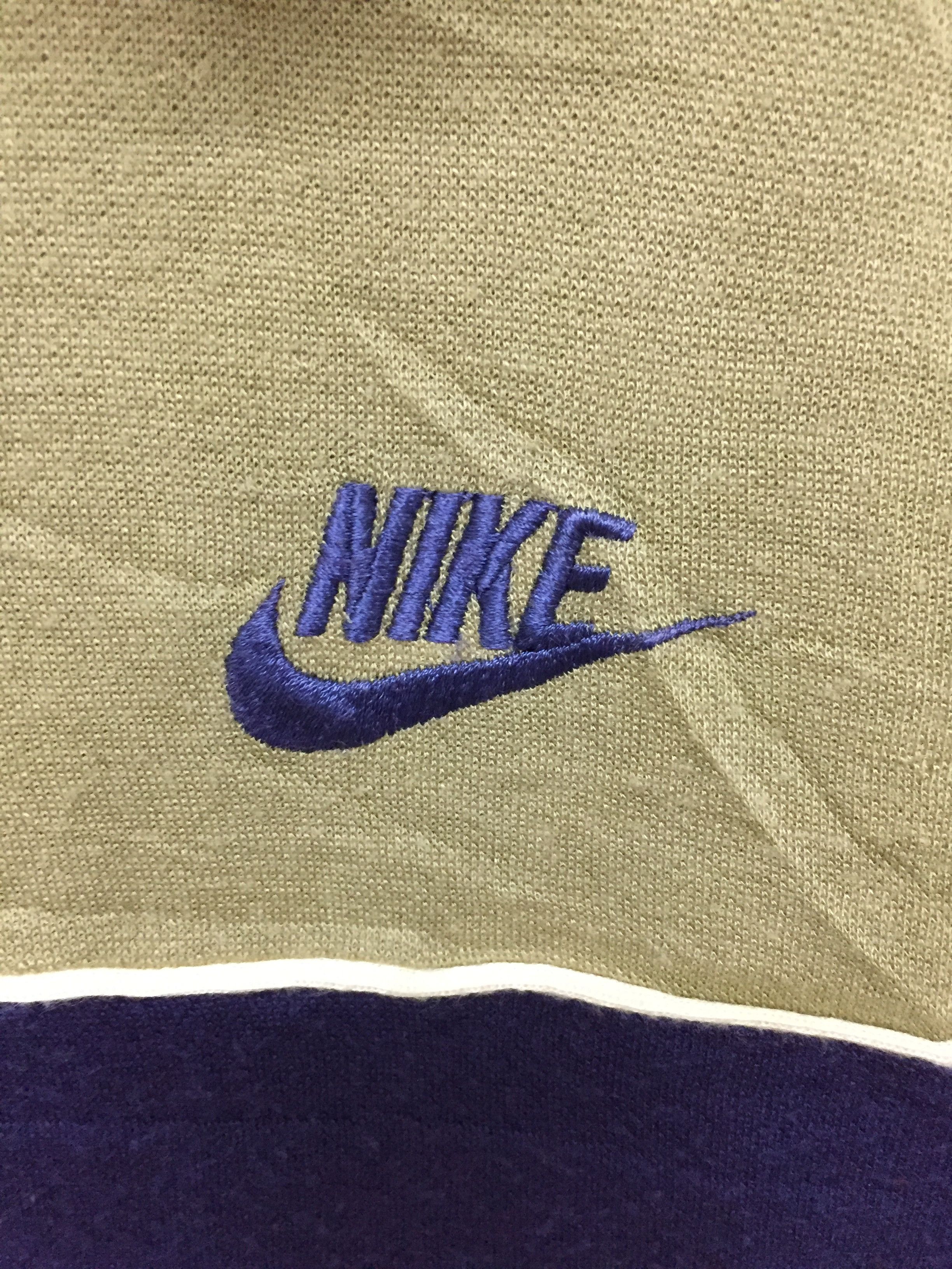 Nike 1980s NIKE Blue Tag Raglan 100% Acrylic Made in Taiwan Size US M / EU 48-50 / 2 - 6 Thumbnail