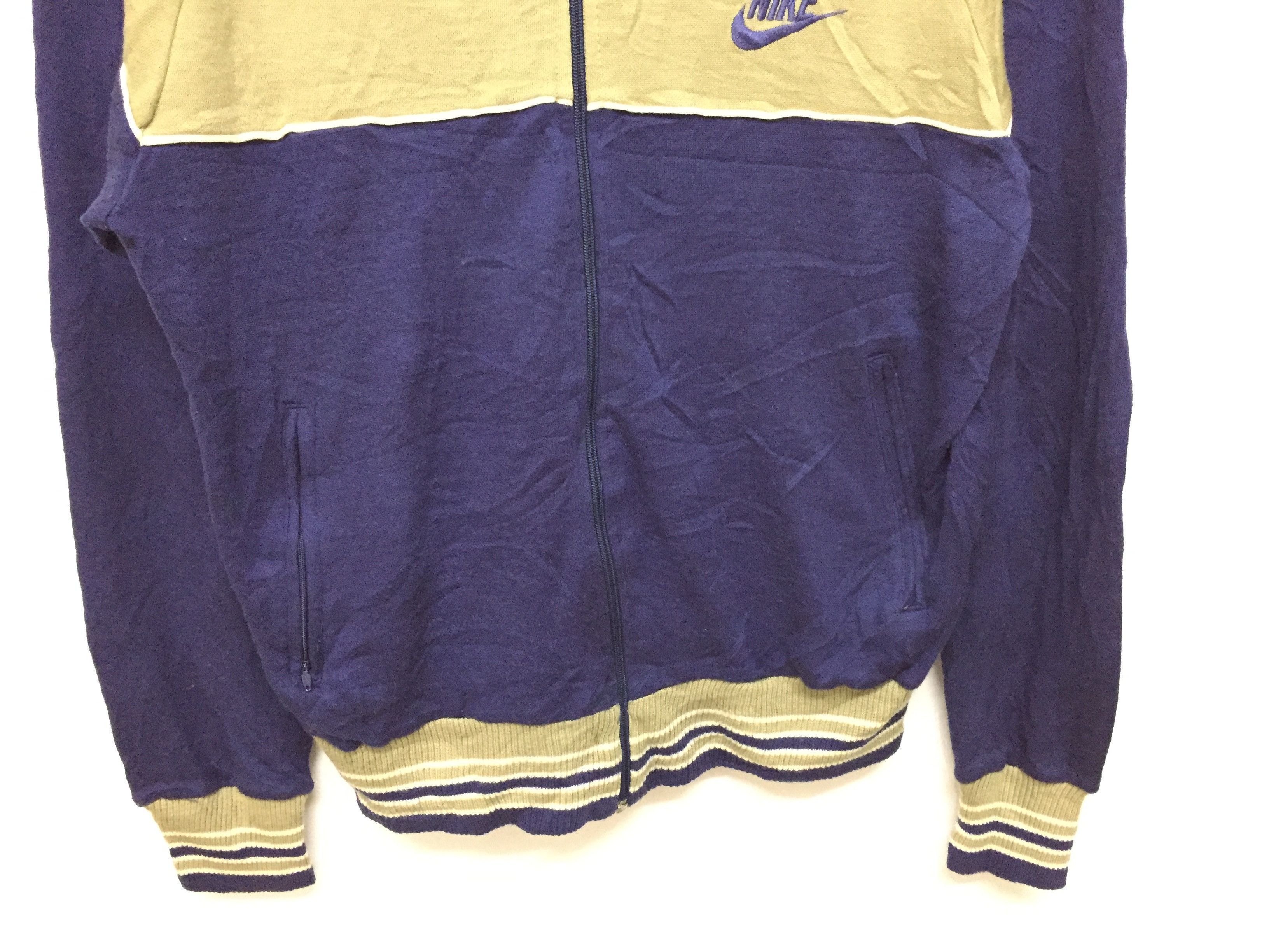 Nike 1980s NIKE Blue Tag Raglan 100% Acrylic Made in Taiwan Size US M / EU 48-50 / 2 - 5 Thumbnail