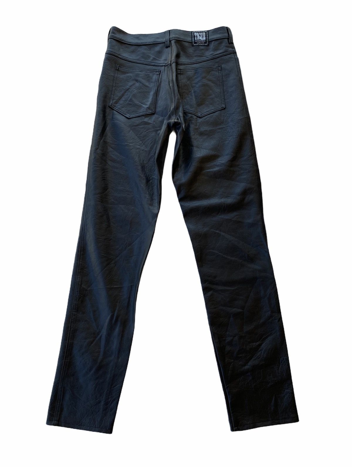 If Six Was Nine 80s🇬🇧 Tiger Alternative London Punk Bondage Pants Size US 29 - 2 Thumbnail