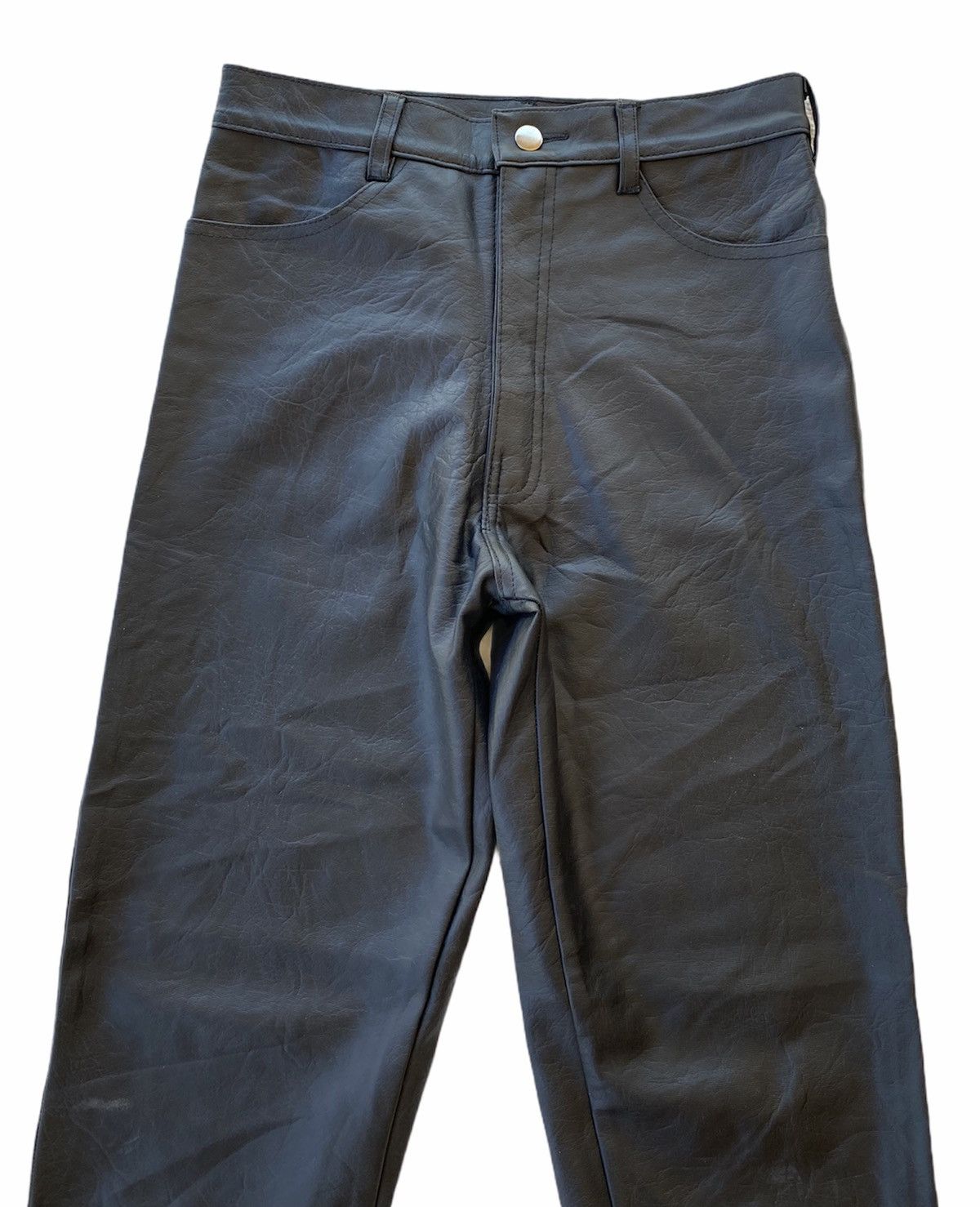 If Six Was Nine 80s🇬🇧 Tiger Alternative London Punk Bondage Pants Size US 29 - 3 Thumbnail