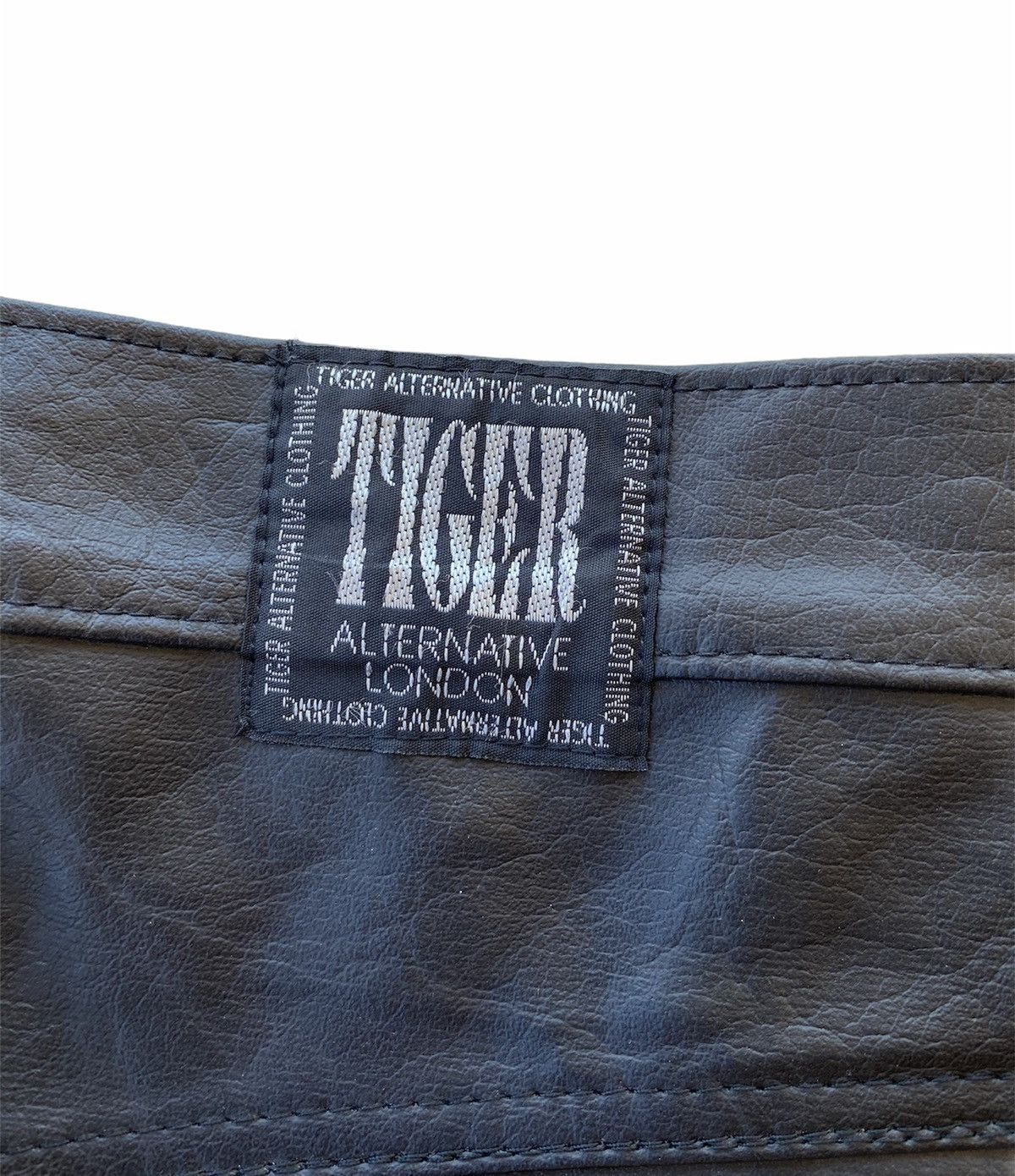 If Six Was Nine 80s🇬🇧 Tiger Alternative London Punk Bondage Pants Size US 29 - 6 Thumbnail