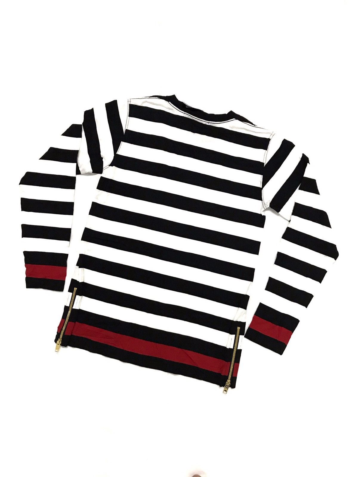 Designer Mastermind Femme long sleeve stripe side Zip T Shirt Size US S / EU 44-46 / 1 - 3 Thumbnail