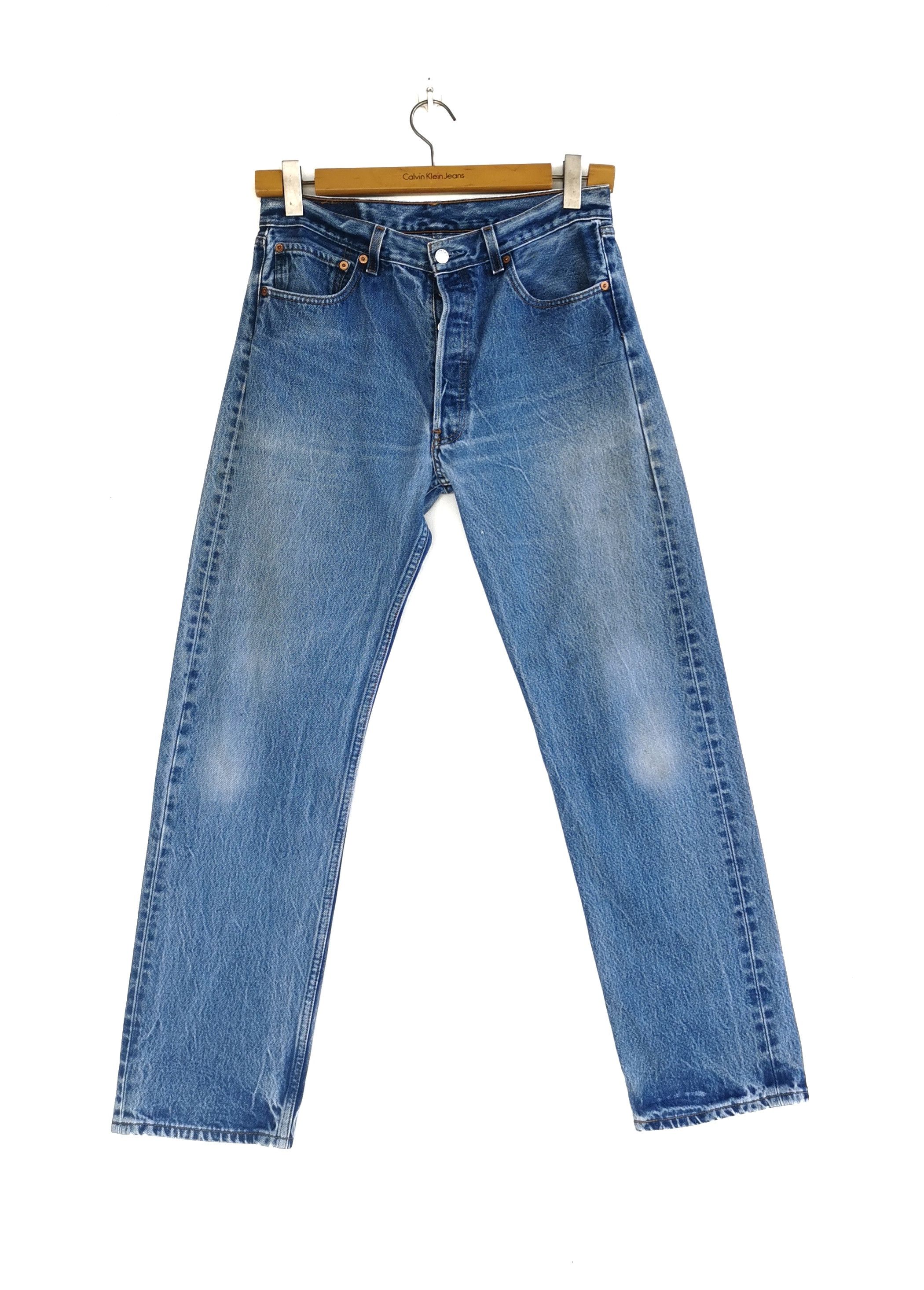Taglie W 32 L32 90s Vintage Levi's 501XX Straight Denim Pants In