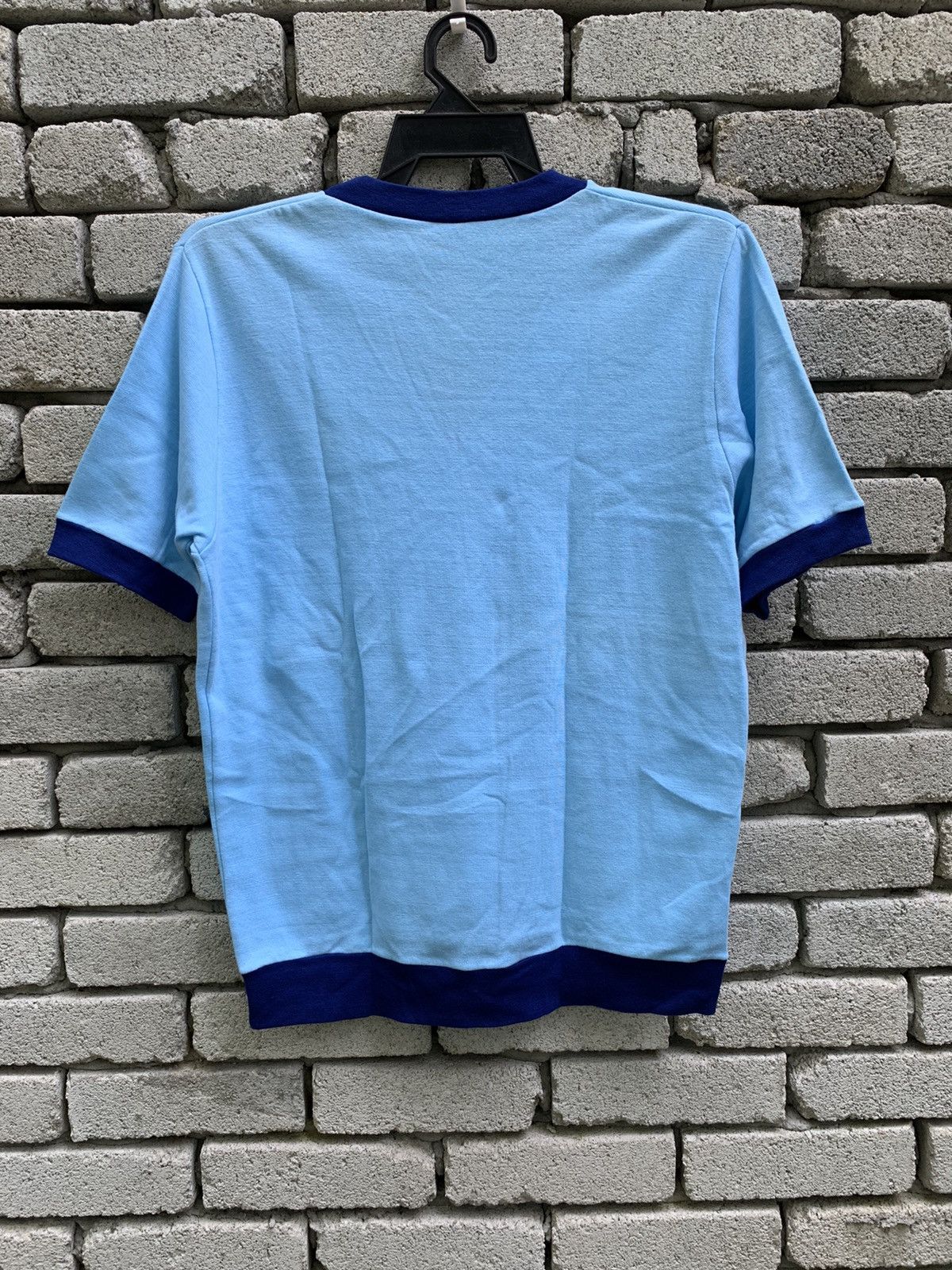 Vintage Vintage V Nick West Germany Plain Ringer shirt Size US L / EU 52-54 / 3 - 9 Thumbnail