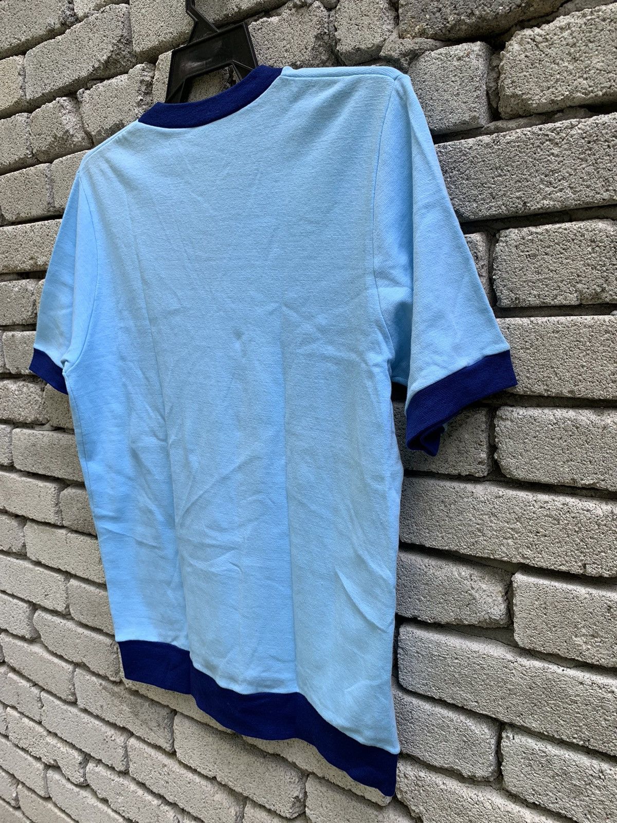 Vintage Vintage V Nick West Germany Plain Ringer shirt Size US L / EU 52-54 / 3 - 11 Thumbnail