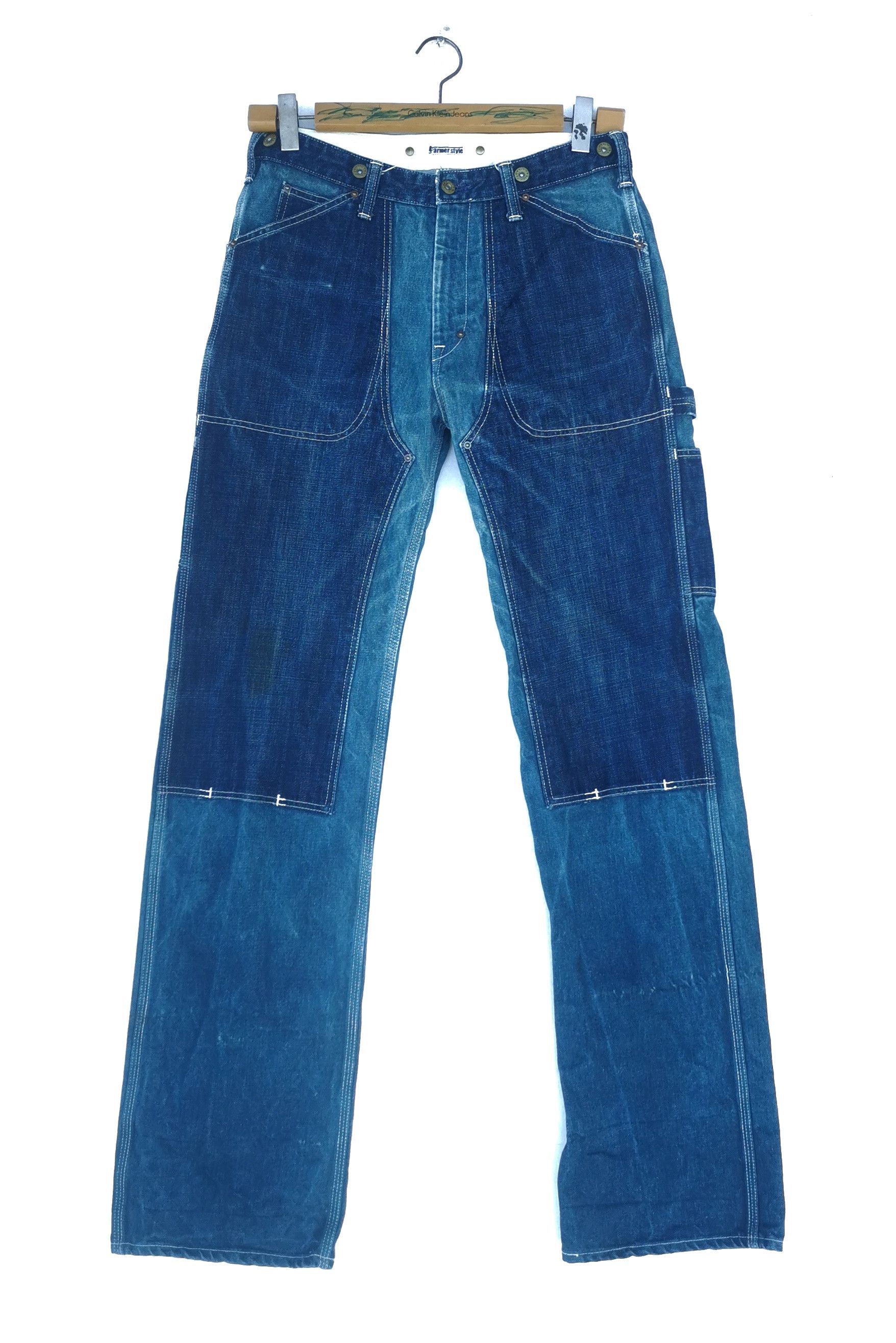 Japanese Brand 🔥Farmer Double Knee Inspires Carhatt Carpenter Jeans🔥 Size US 32 / EU 48 - 1 Thumbnail