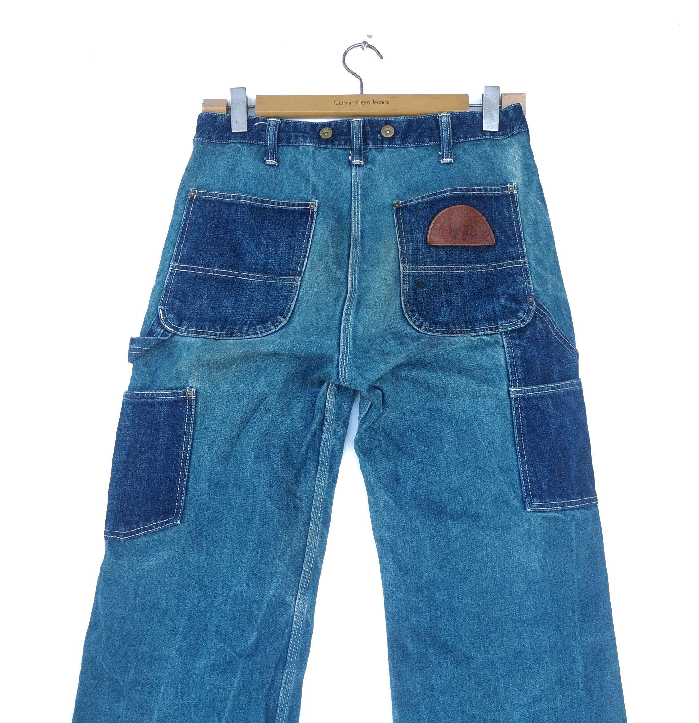 Japanese Brand 🔥Farmer Double Knee Inspires Carhatt Carpenter Jeans🔥 Size US 32 / EU 48 - 7 Thumbnail