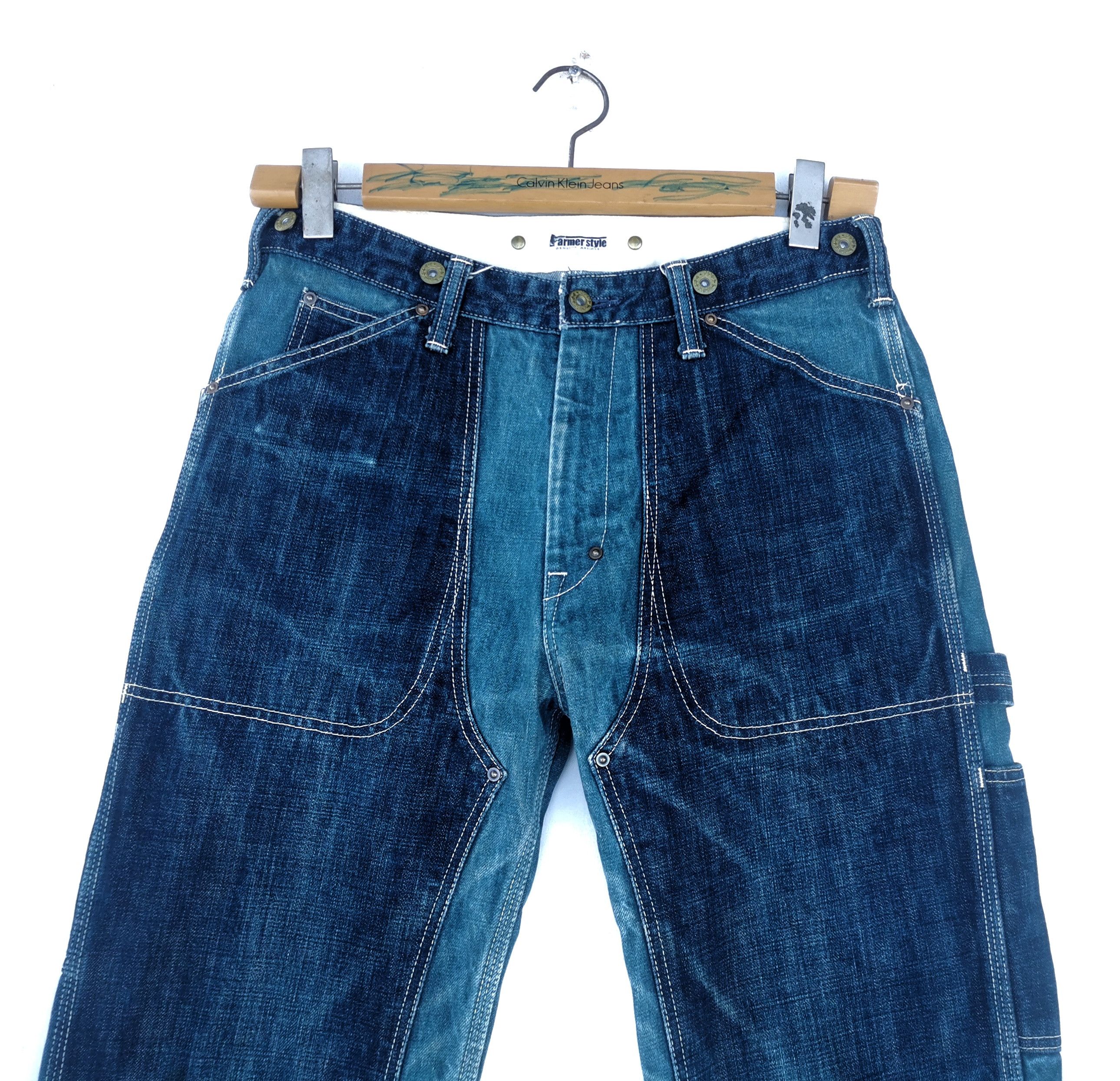 Japanese Brand 🔥Farmer Double Knee Inspires Carhatt Carpenter Jeans🔥 Size US 32 / EU 48 - 5 Thumbnail