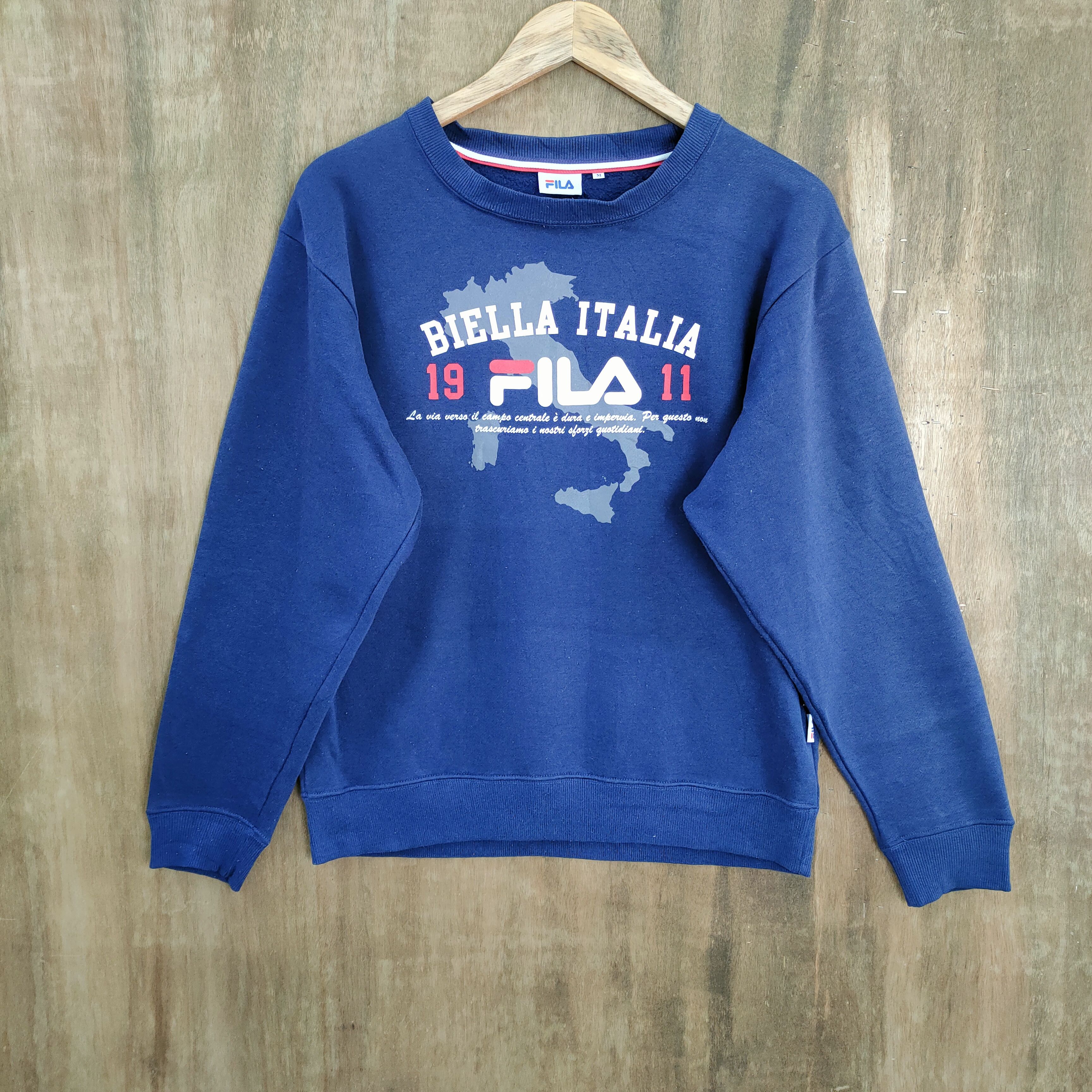 Fila VINTAGE FILA FADED SWEATSHIRTS BIG LOGO Size US M / EU 48-50 / 2 - 1 Thumbnail