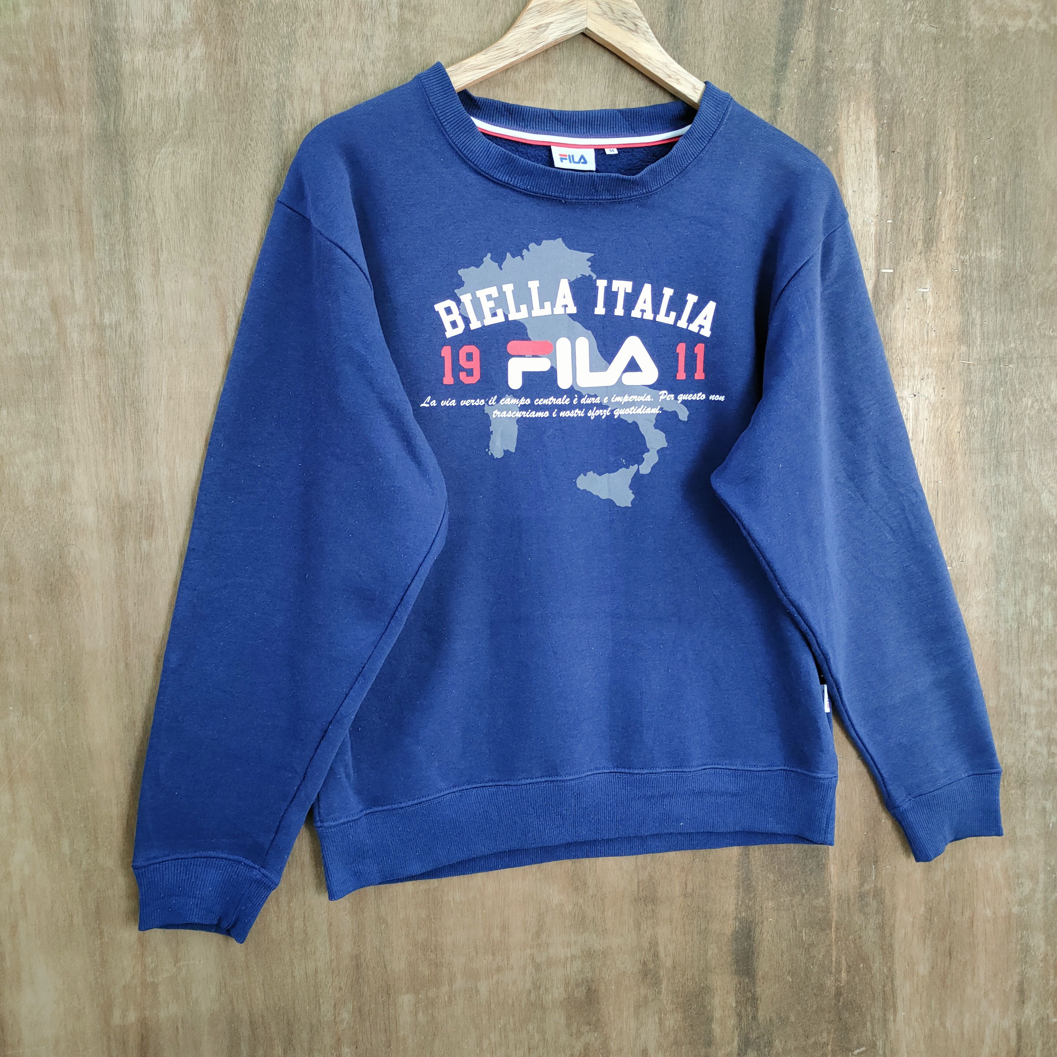 Fila VINTAGE FILA FADED SWEATSHIRTS BIG LOGO Size US M / EU 48-50 / 2 - 3 Thumbnail