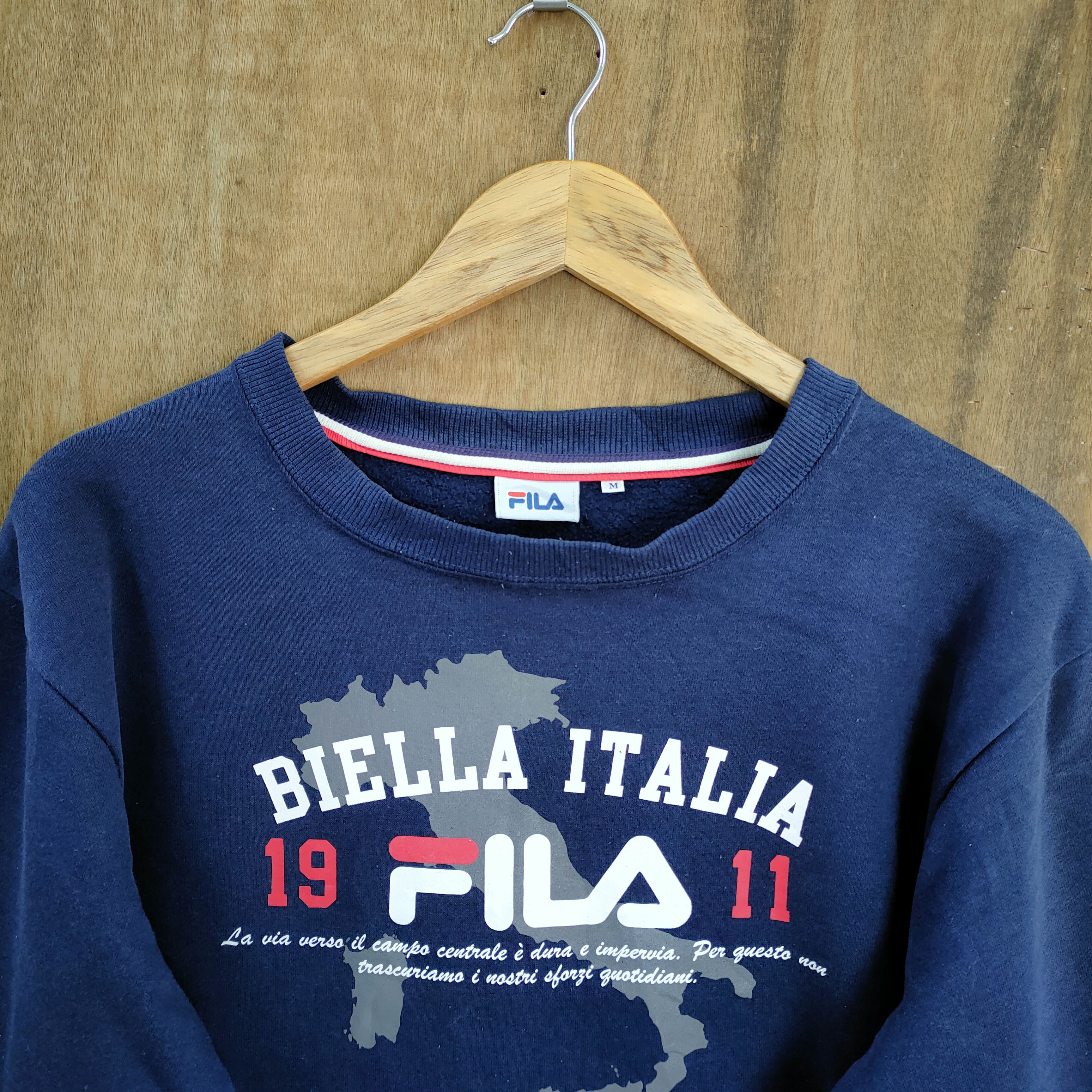 Fila VINTAGE FILA FADED SWEATSHIRTS BIG LOGO Size US M / EU 48-50 / 2 - 2 Thumbnail