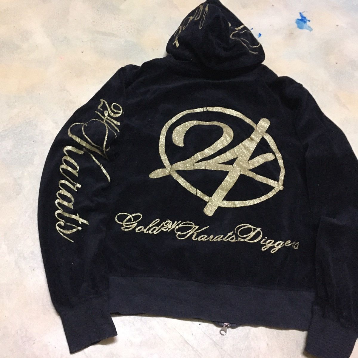 Japanese Brand Gold 24 Karats Digger Hoodie Big Logo Leopard Size US M / EU 48-50 / 2 - 3 Thumbnail