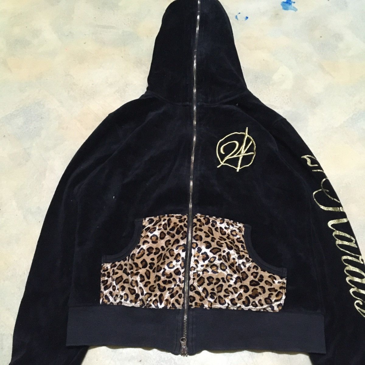 Japanese Brand Gold 24 Karats Digger Hoodie Big Logo Leopard Size US M / EU 48-50 / 2 - 6 Thumbnail