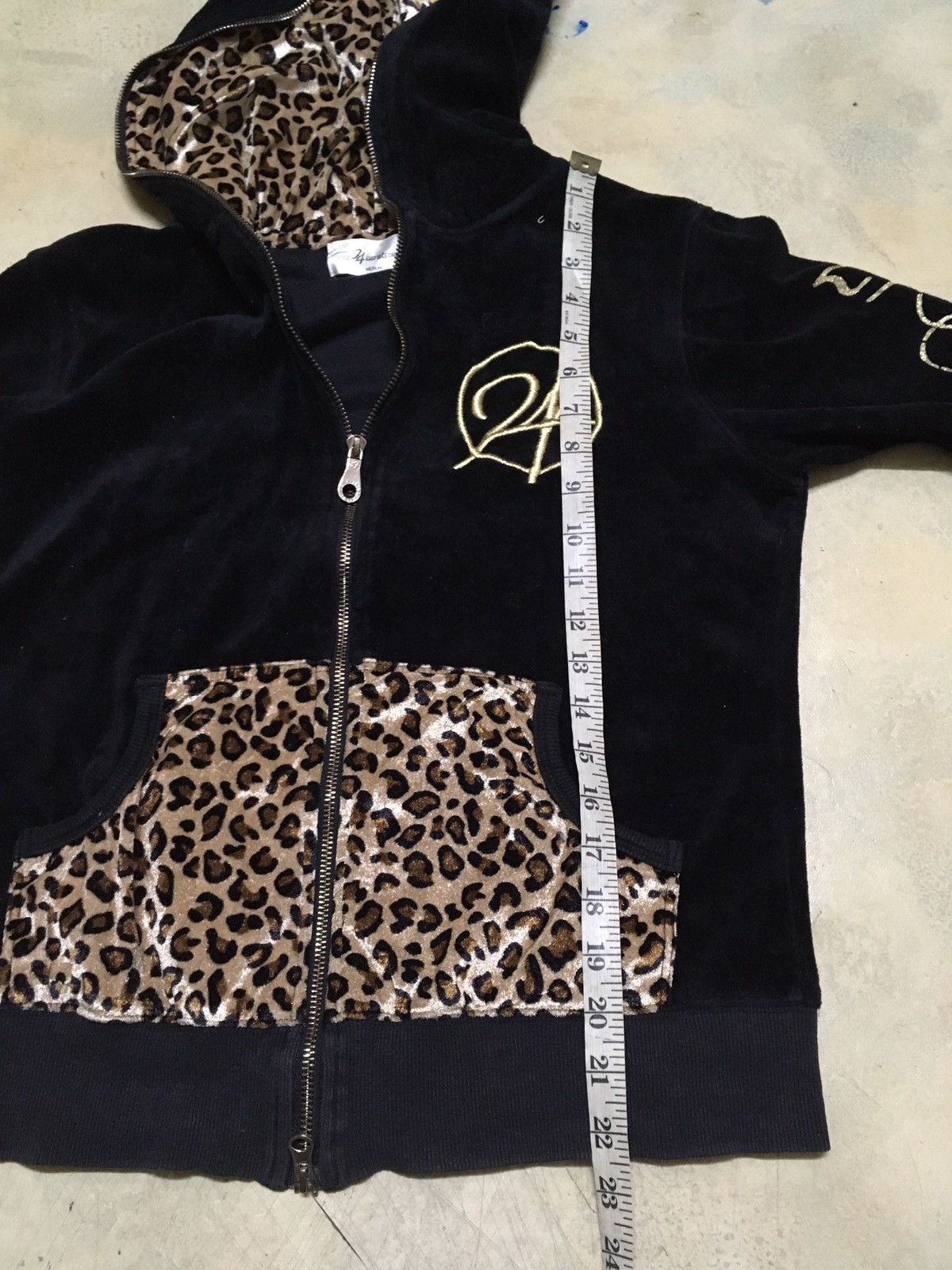Japanese Brand Gold 24 Karats Digger Hoodie Big Logo Leopard Size US M / EU 48-50 / 2 - 15 Thumbnail