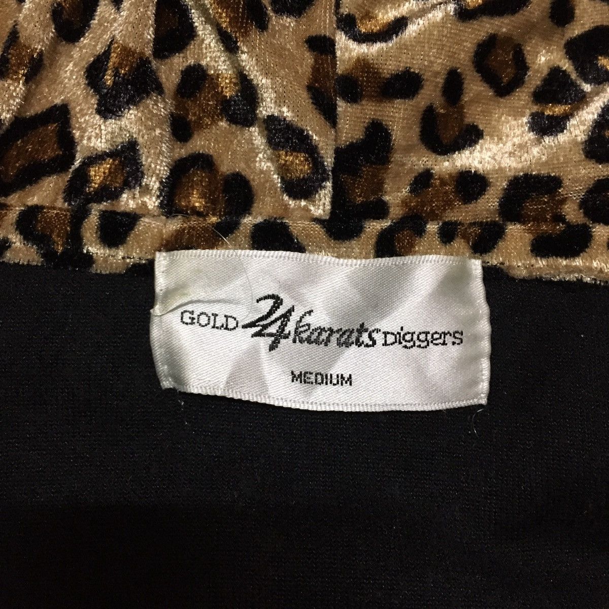 Japanese Brand Gold 24 Karats Digger Hoodie Big Logo Leopard Size US M / EU 48-50 / 2 - 8 Thumbnail