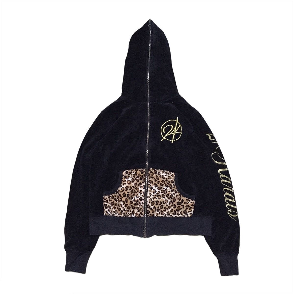 Japanese Brand Gold 24 Karats Digger Hoodie Big Logo Leopard Size US M / EU 48-50 / 2 - 2 Thumbnail