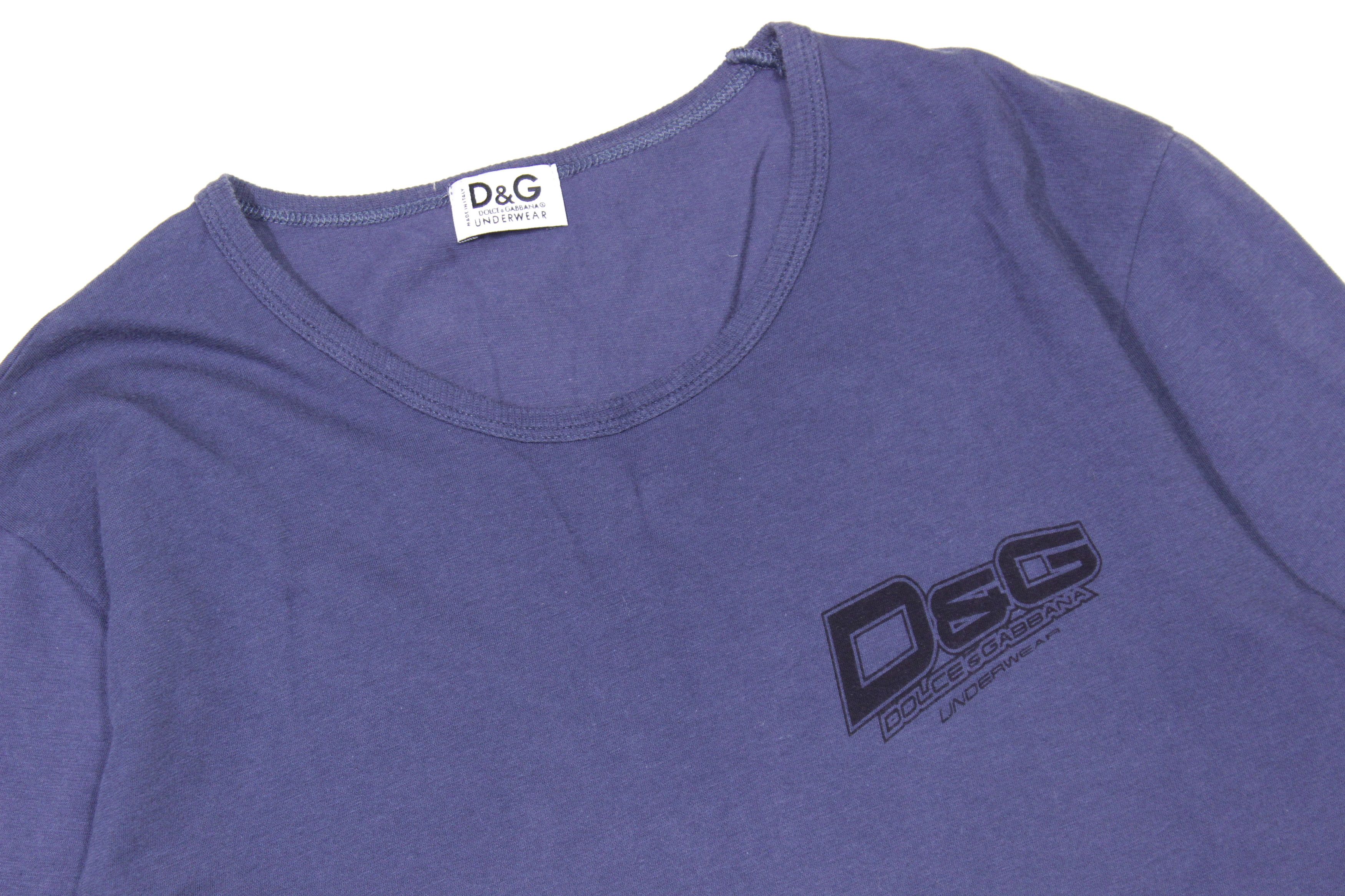 Dolce & Gabbana Logo Underwear Longsleeve Vintage Size US M / EU 48-50 / 2 - 3 Thumbnail