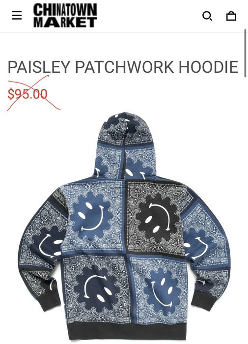 Chinatown market patchwork discount hoodie