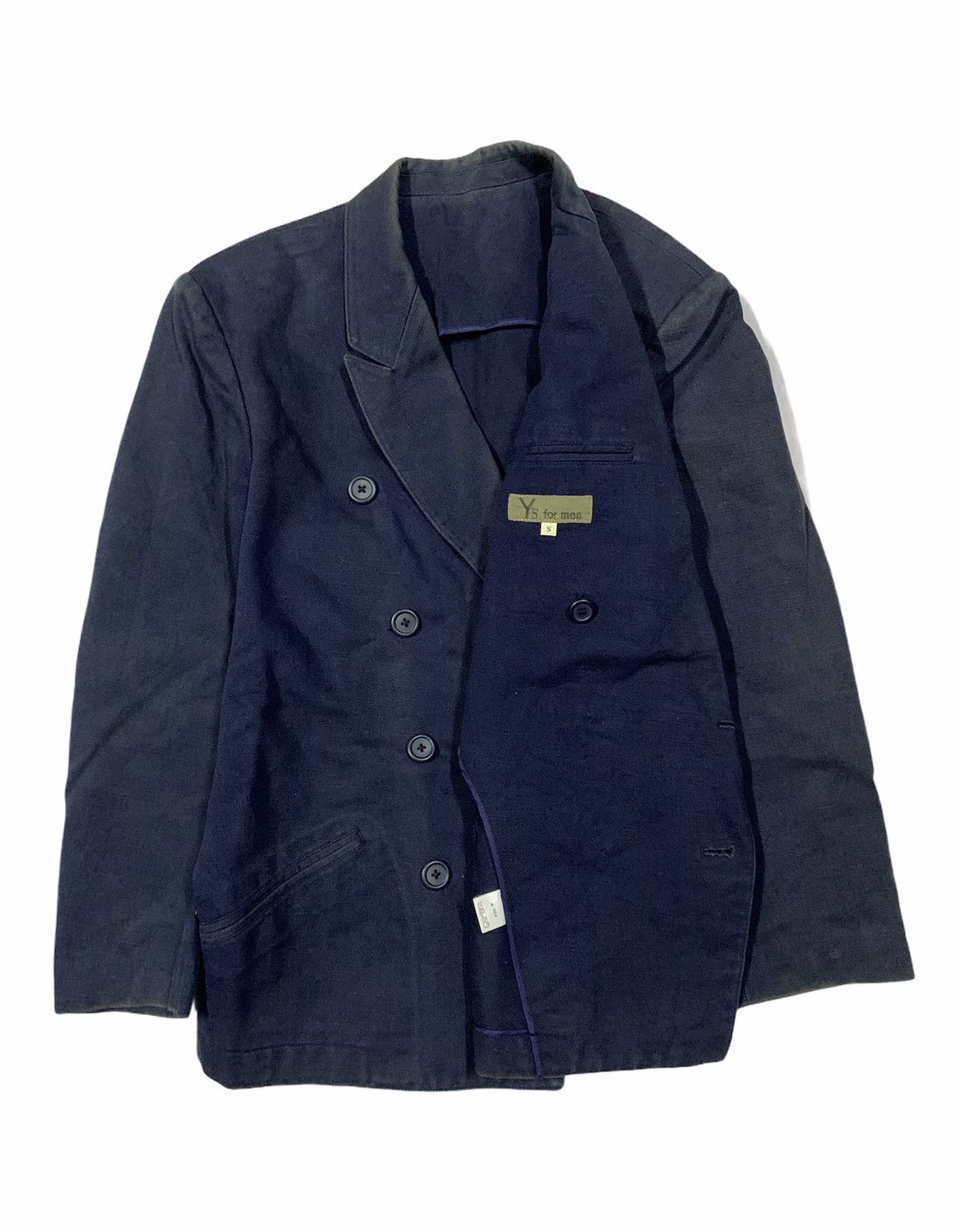 Yohji Yamamoto 🔥Y’S FOR MEN DUCK CANVAS DOUBLE BREAST JACKETS Size US M / EU 48-50 / 2 - 2 Thumbnail