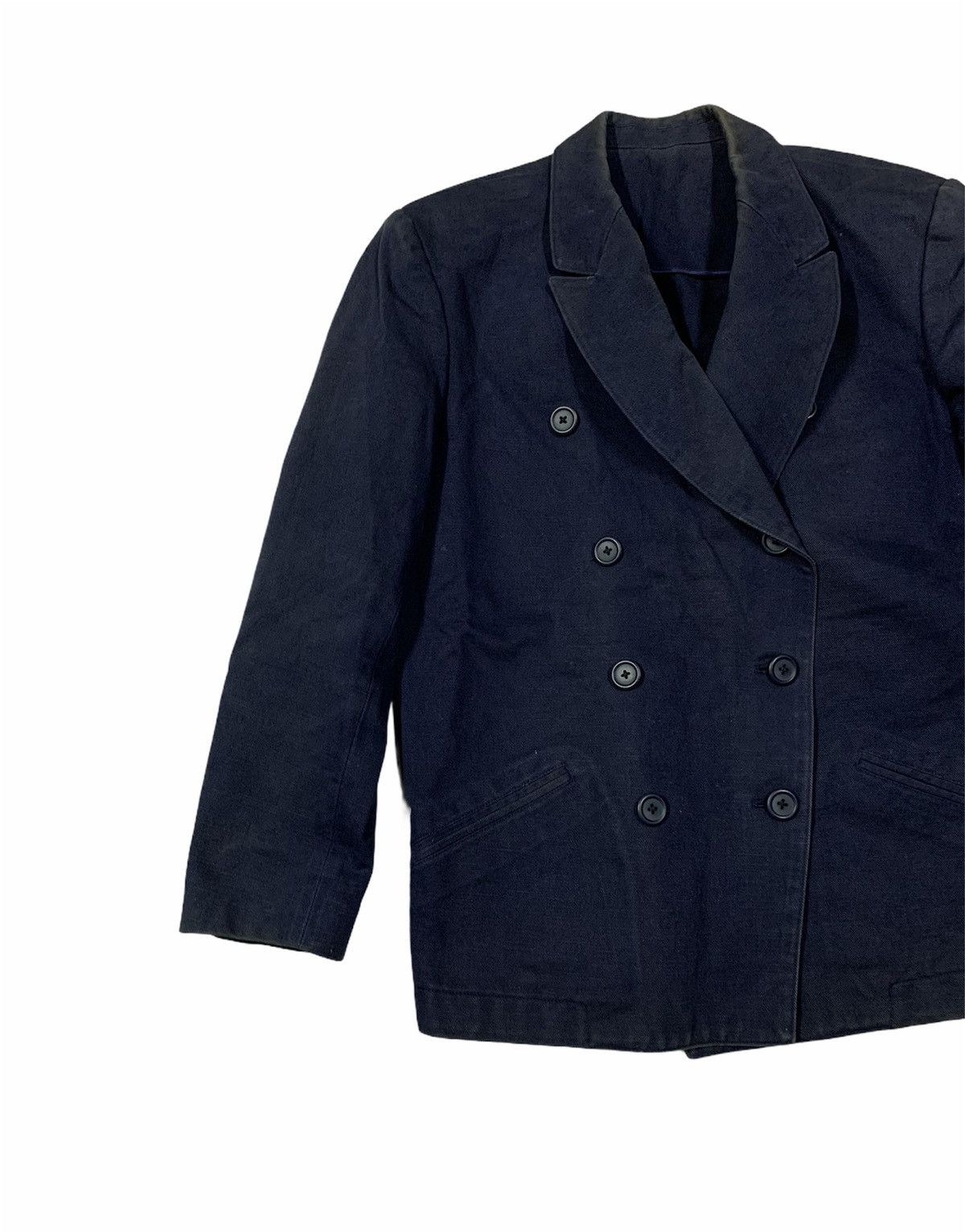 Yohji Yamamoto 🔥Y’S FOR MEN DUCK CANVAS DOUBLE BREAST JACKETS Size US M / EU 48-50 / 2 - 3 Thumbnail